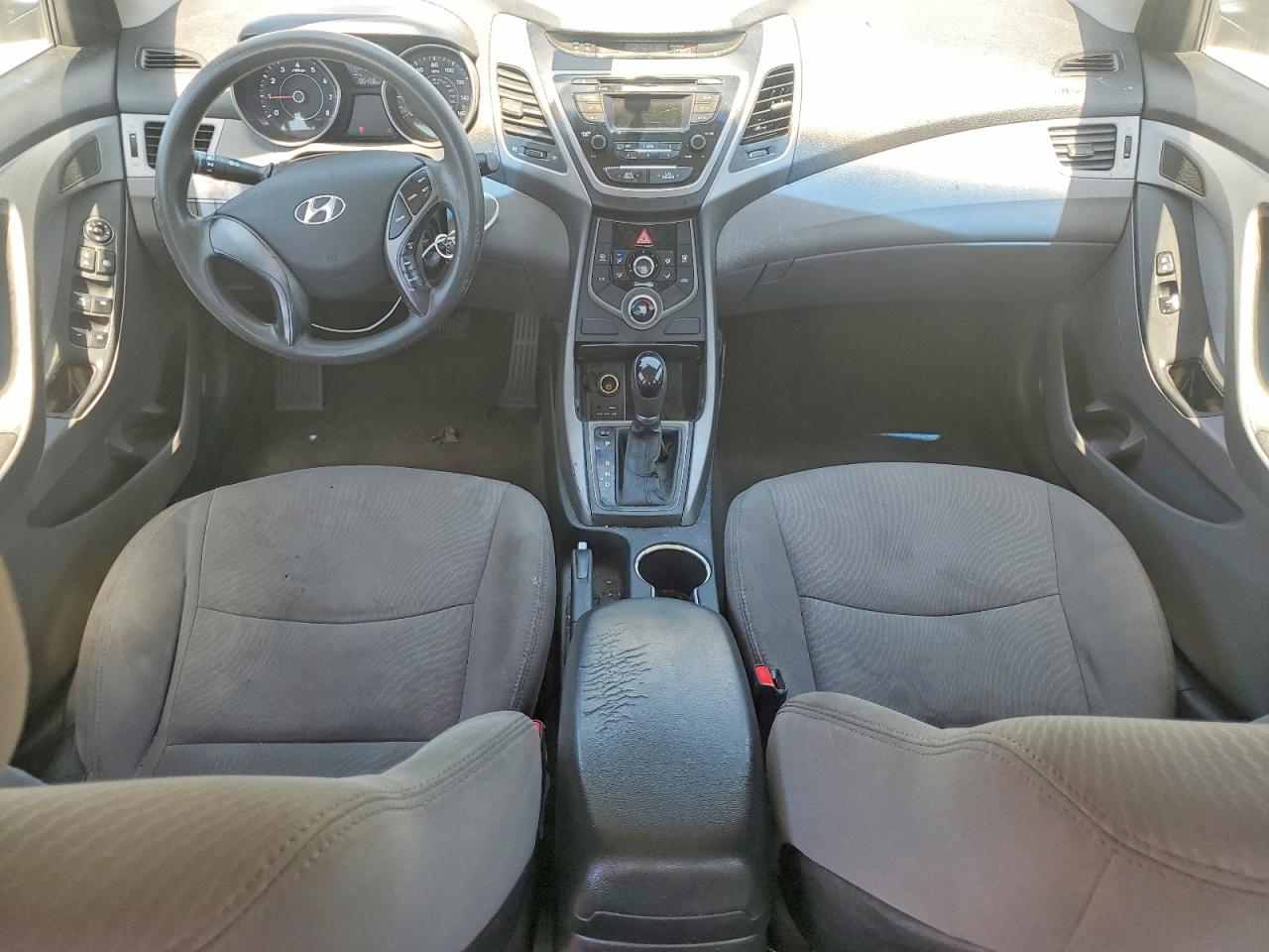 2014 Hyundai Elantra Se Gray vin: 5NPDH4AE4EH526069