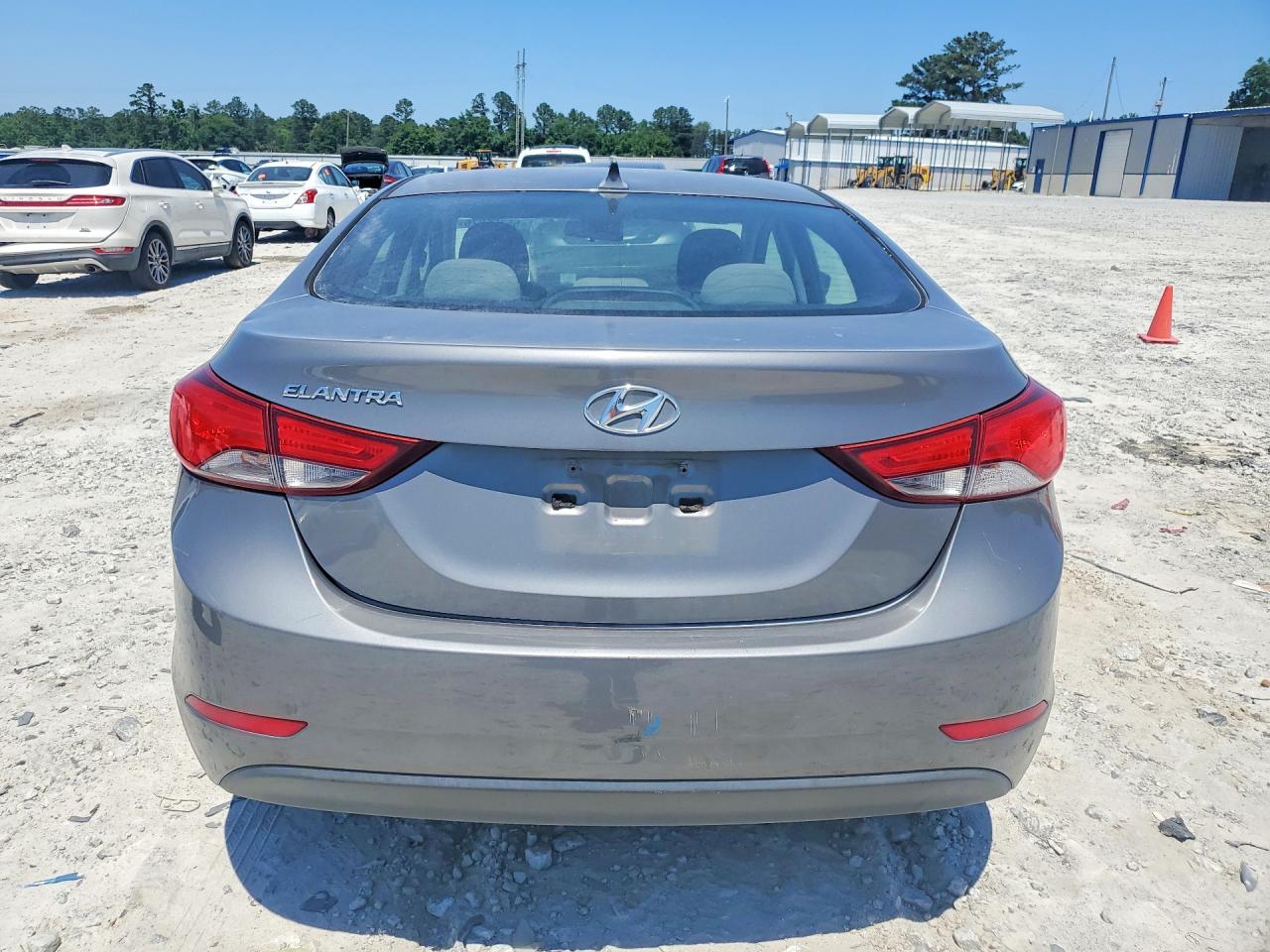 2014 Hyundai Elantra Se Gray vin: 5NPDH4AE4EH526069