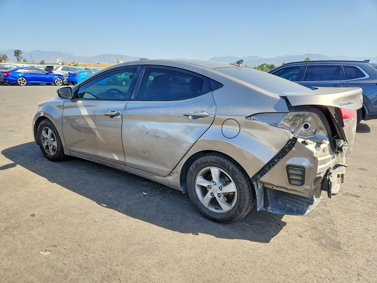 2014 Hyundai Elantra Se Silver vin: 5NPDH4AE4EH528744