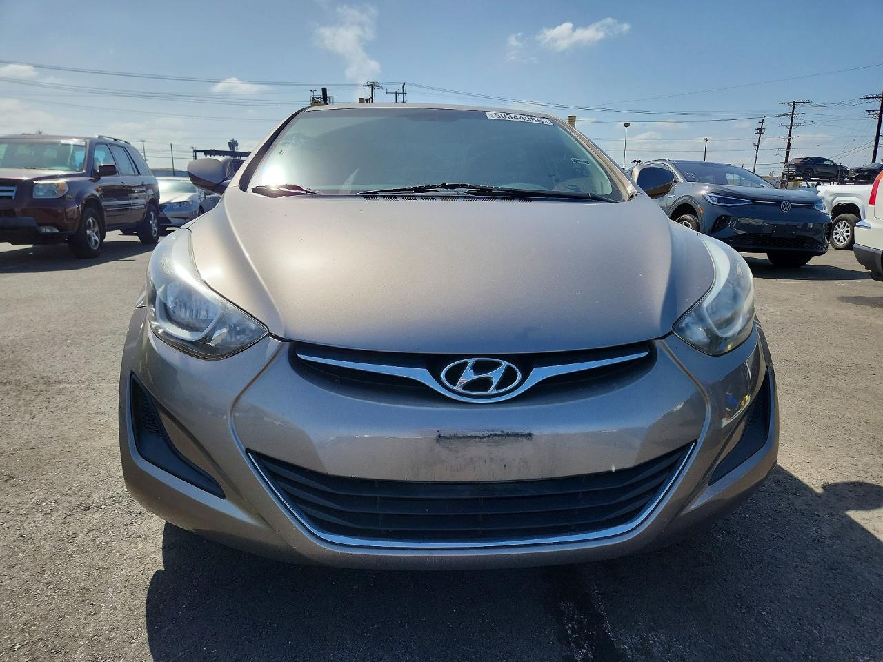 2014 Hyundai Elantra Se Silver vin: 5NPDH4AE4EH528744