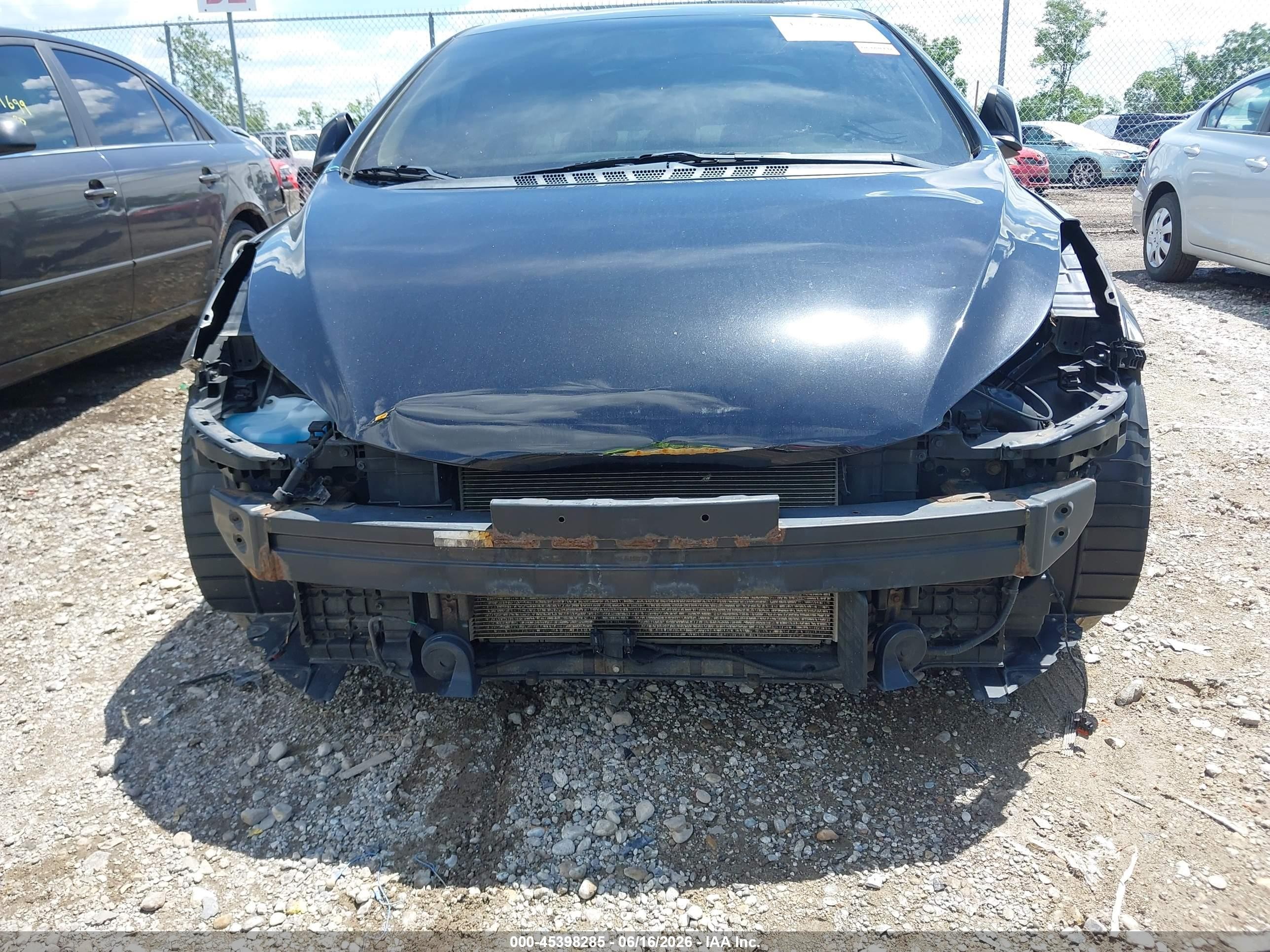 2014 Hyundai Elantra Se Black vin: 5NPDH4AE4EH533863