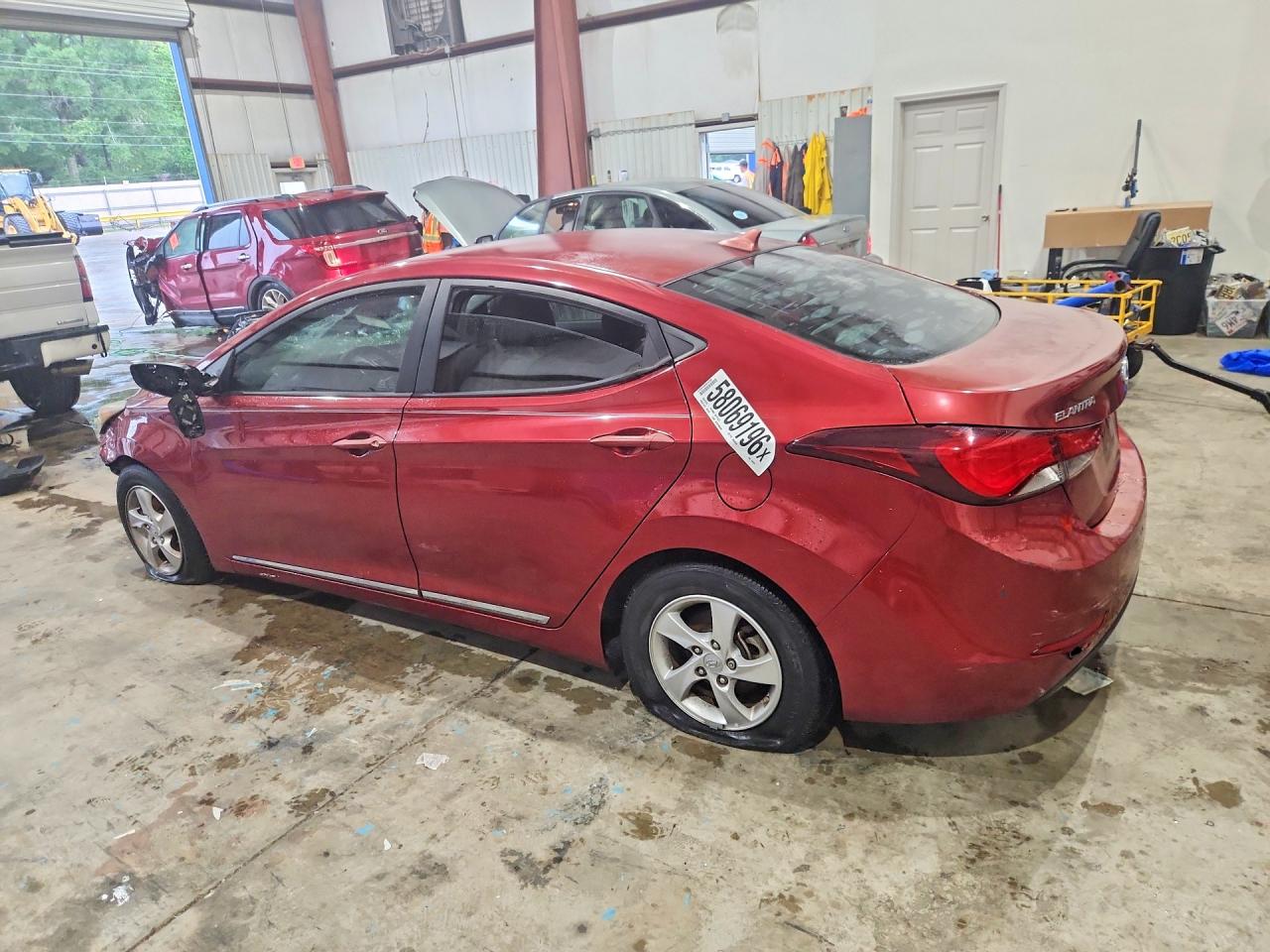 2014 Hyundai Elantra Se Red vin: 5NPDH4AE4EH546824