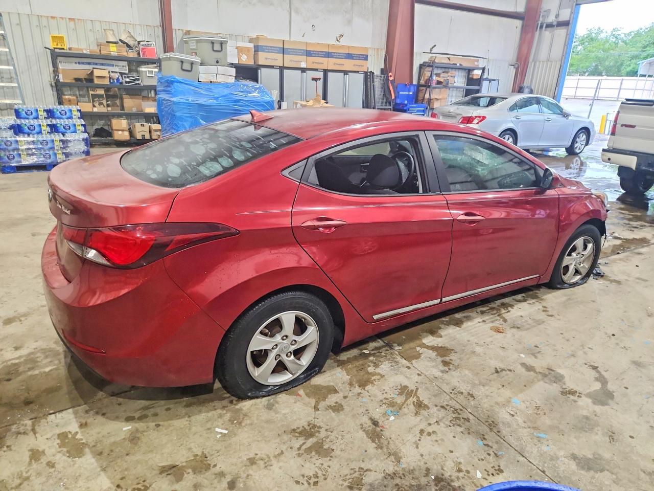 2014 Hyundai Elantra Se Red vin: 5NPDH4AE4EH546824