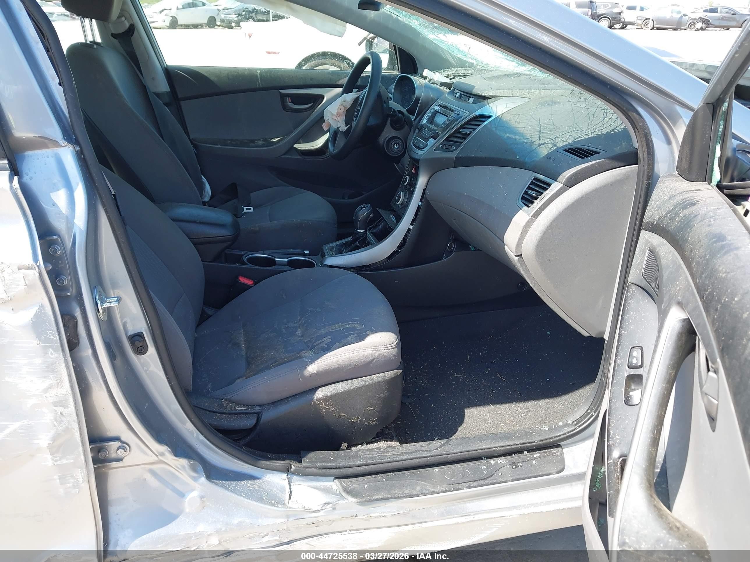2015 Hyundai Elantra Se Серый vin: 5NPDH4AE4FH549708