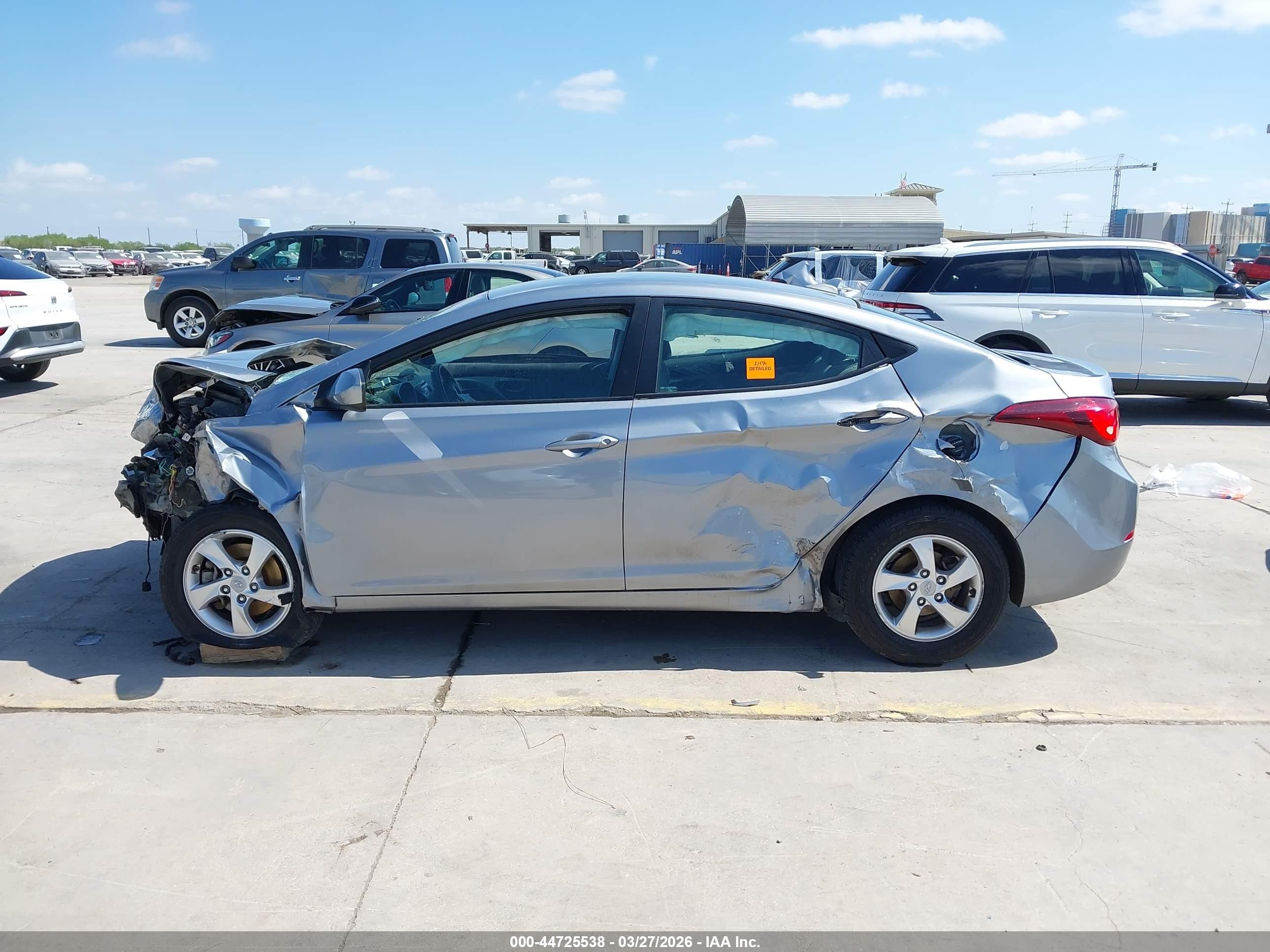 2015 Hyundai Elantra Se Серый vin: 5NPDH4AE4FH549708