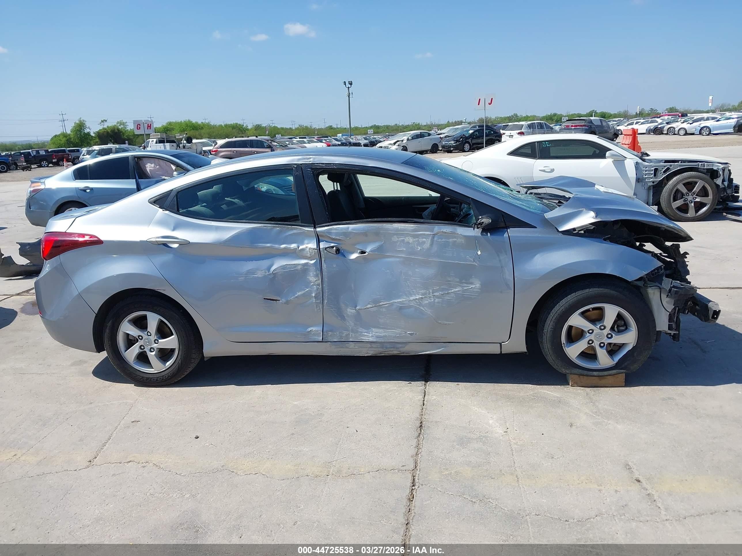 2015 Hyundai Elantra Se Серый vin: 5NPDH4AE4FH549708