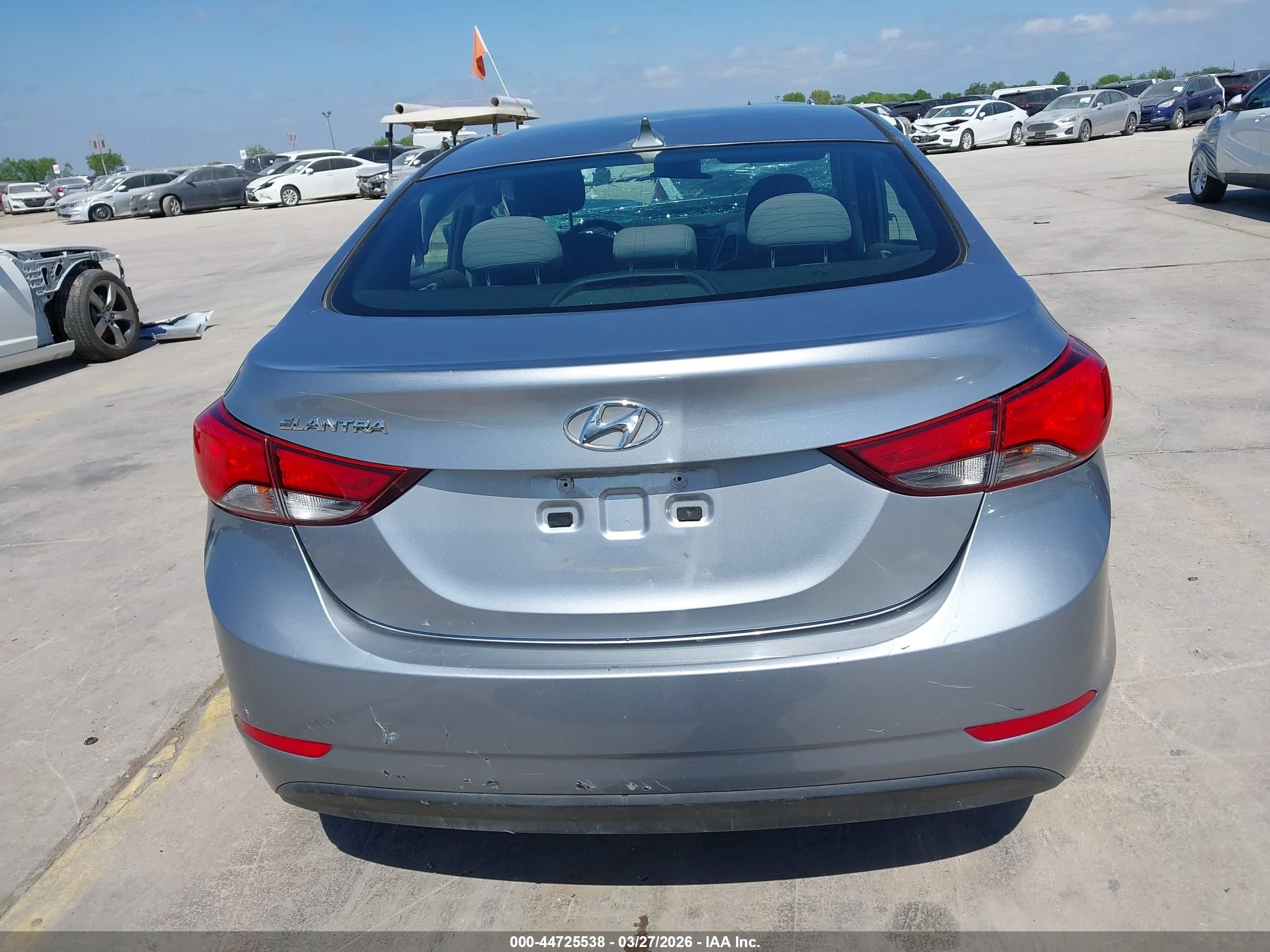 2015 Hyundai Elantra Se Серый vin: 5NPDH4AE4FH549708