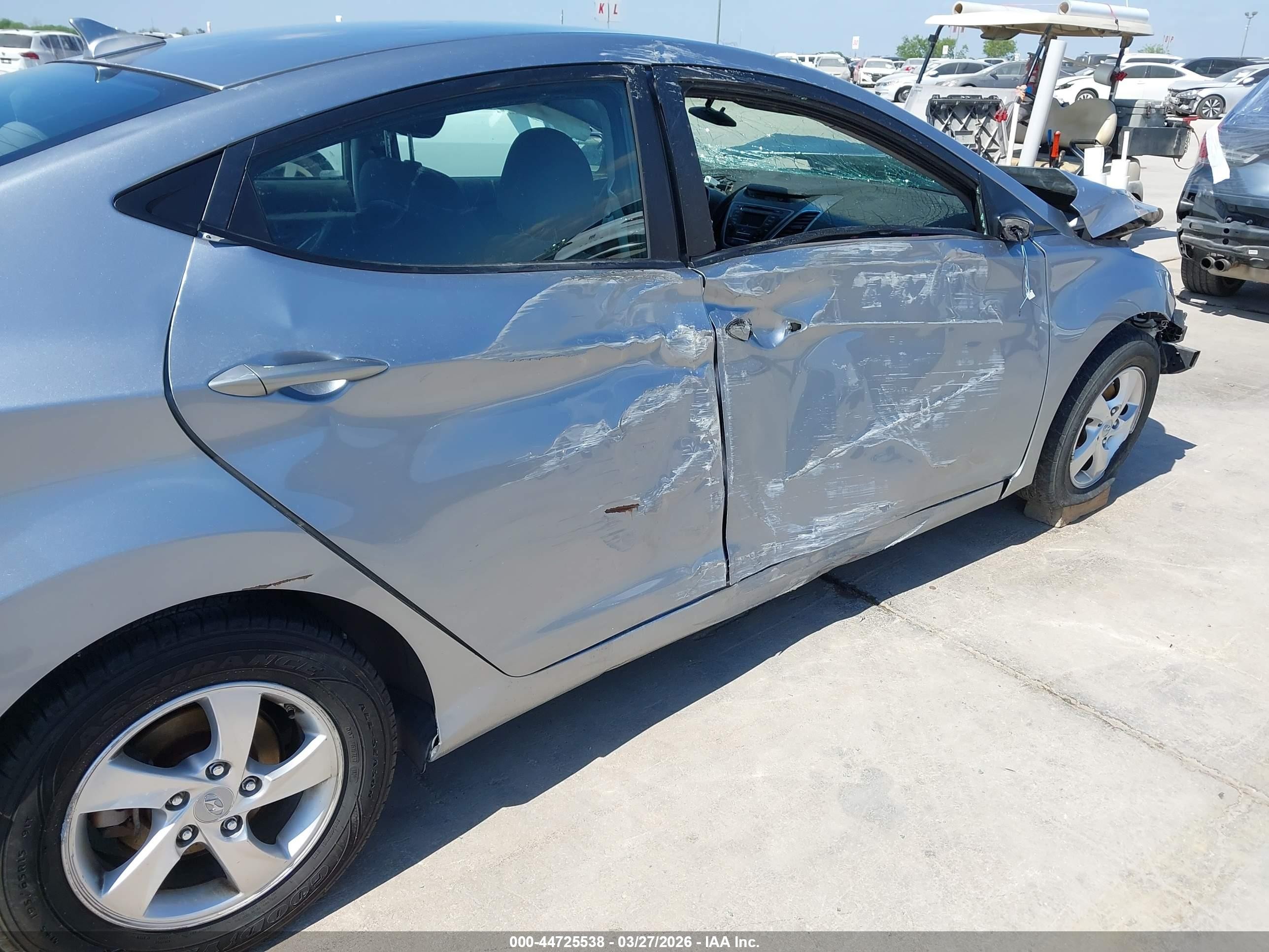 2015 Hyundai Elantra Se Серый vin: 5NPDH4AE4FH549708