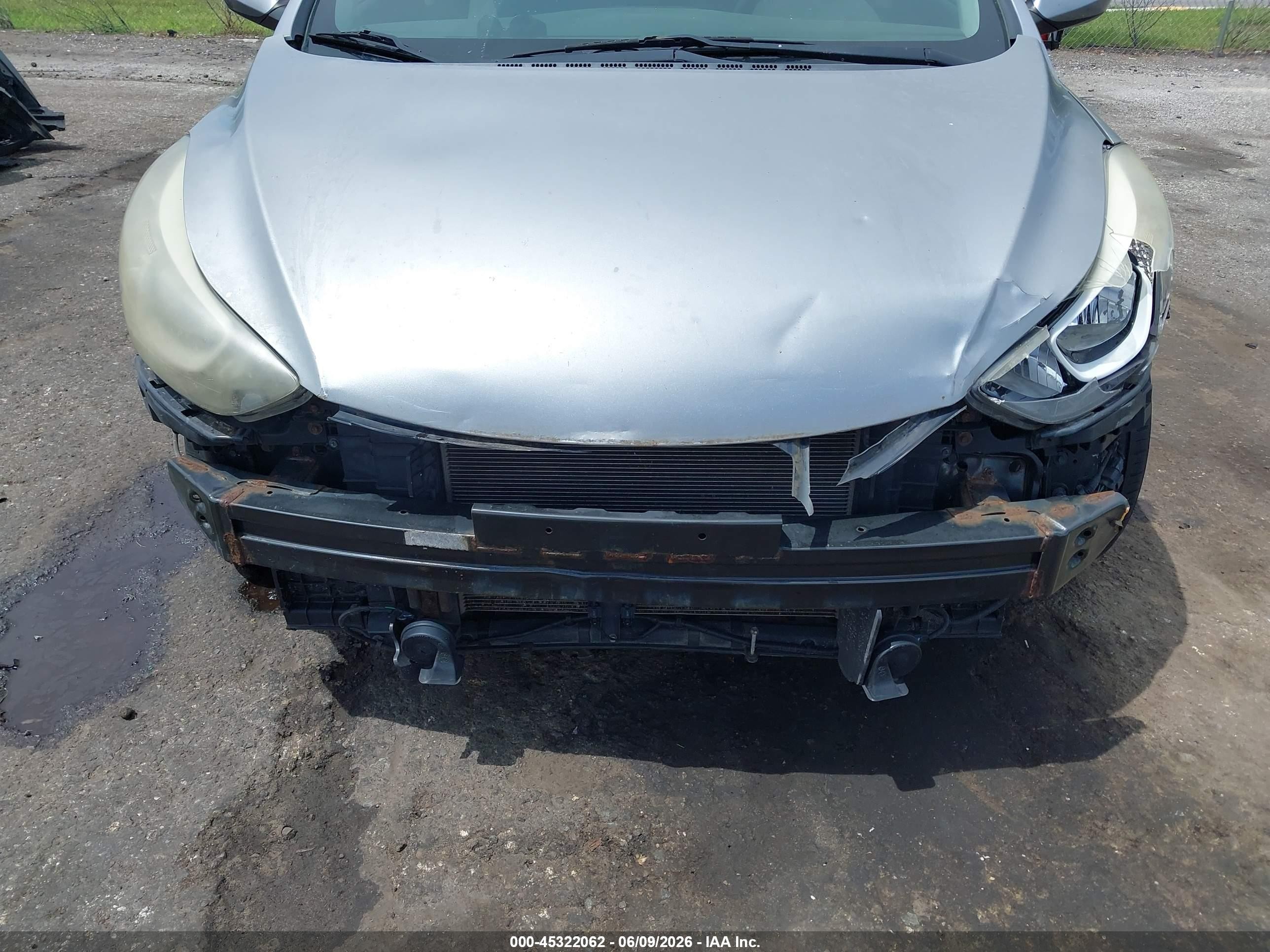 2015 Hyundai Elantra Se Серебряный vin: 5NPDH4AE4FH565746