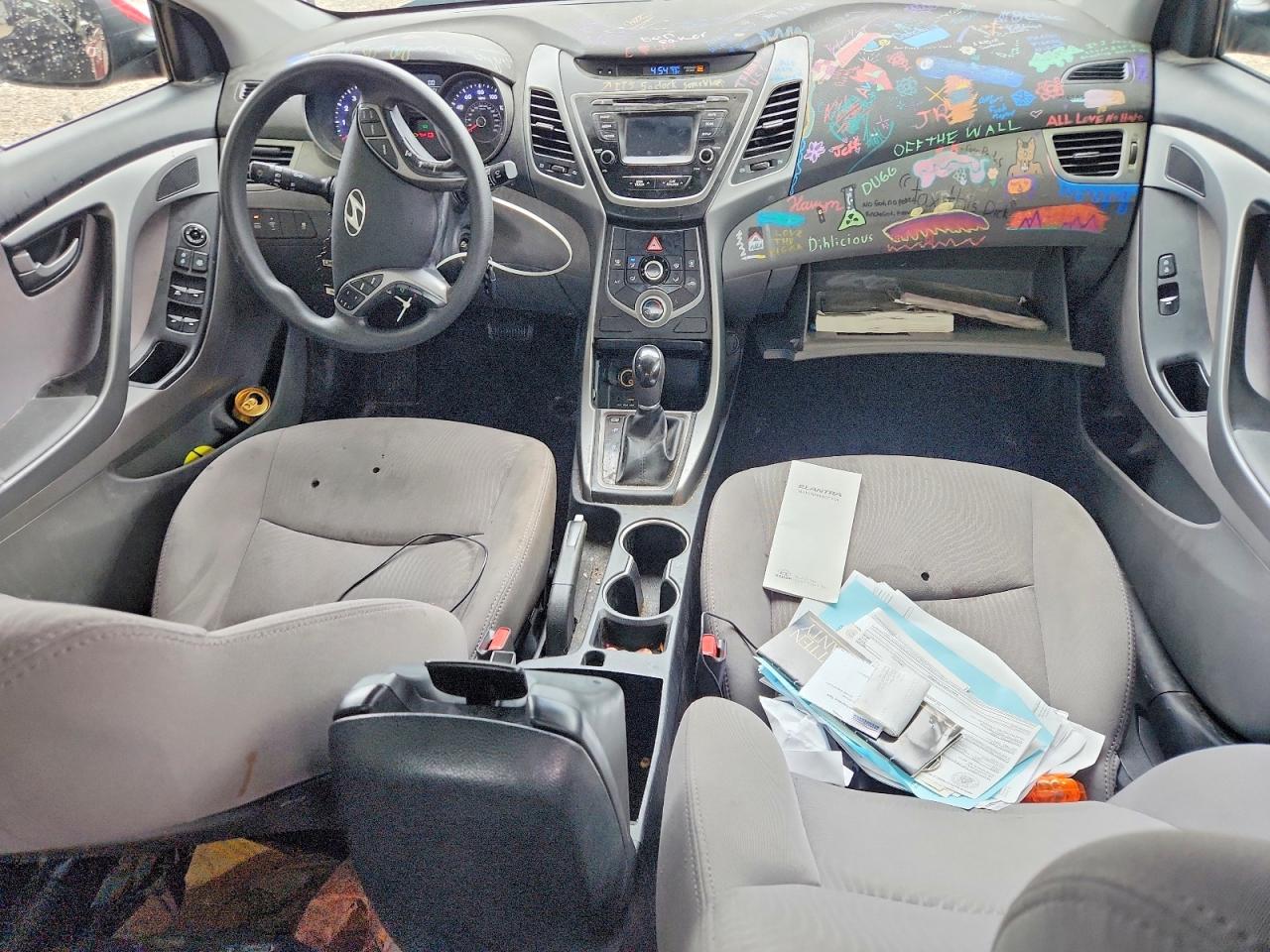2015 Hyundai Elantra Se Темно-бордовый vin: 5NPDH4AE4FH568923