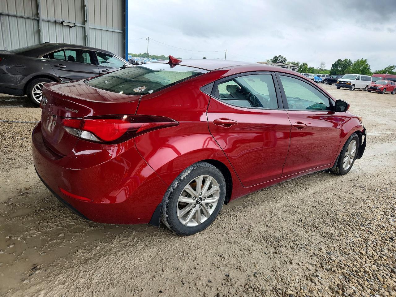 2015 Hyundai Elantra Se Темно-бордовый vin: 5NPDH4AE4FH568923
