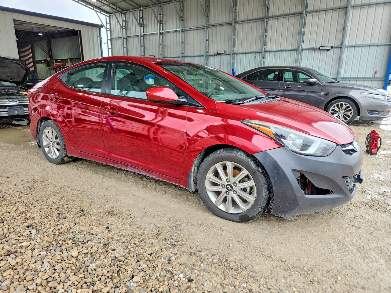 2015 Hyundai Elantra Se Темно-бордовый vin: 5NPDH4AE4FH568923