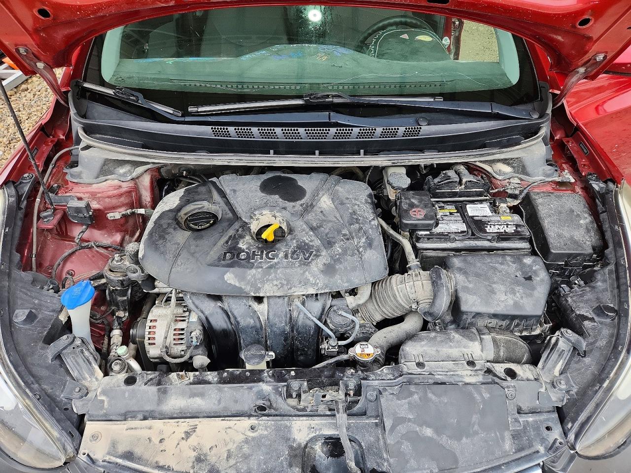 2015 Hyundai Elantra Se Темно-бордовый vin: 5NPDH4AE4FH568923