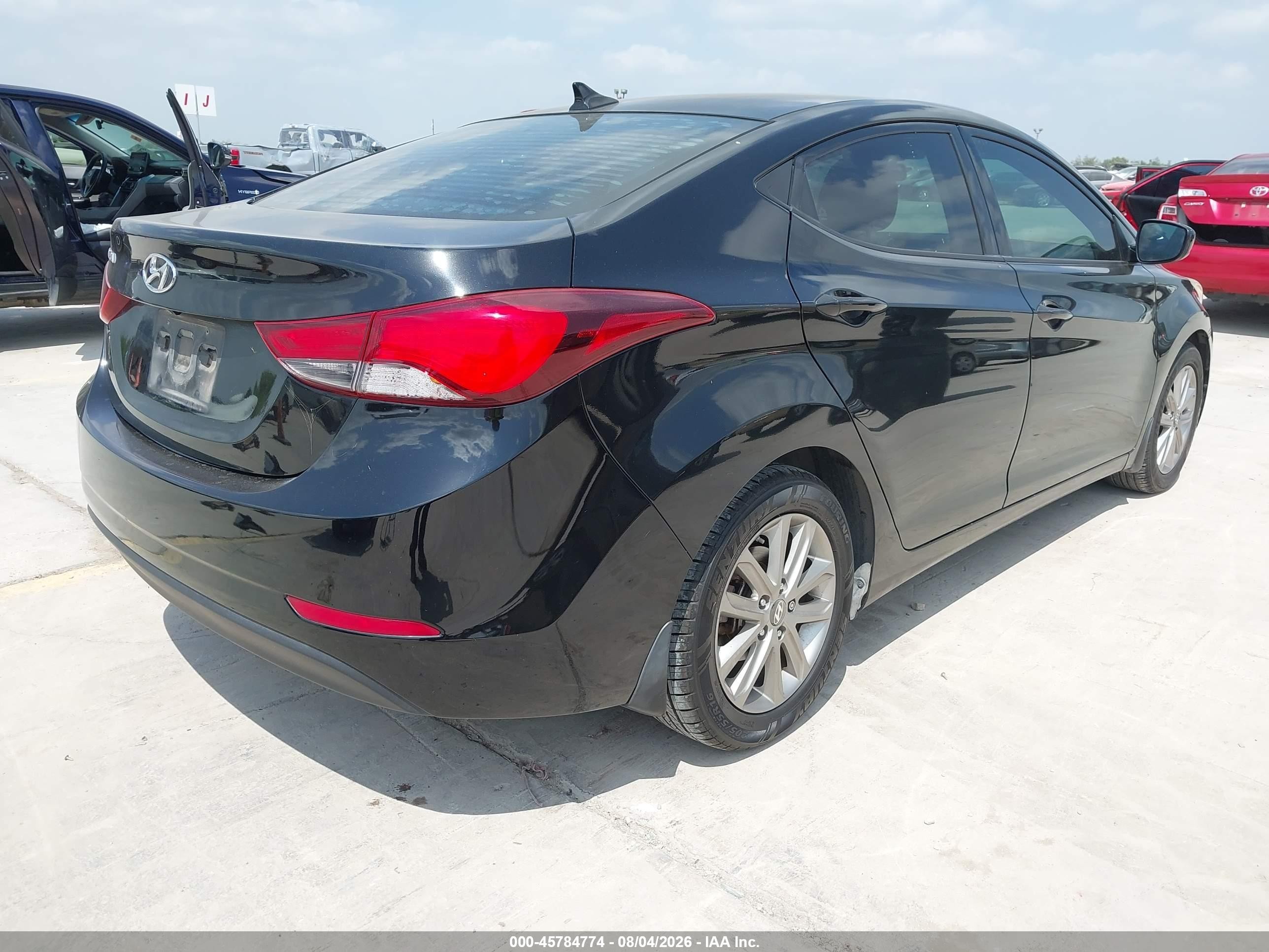 2015 Hyundai Elantra Se Black vin: 5NPDH4AE4FH572339