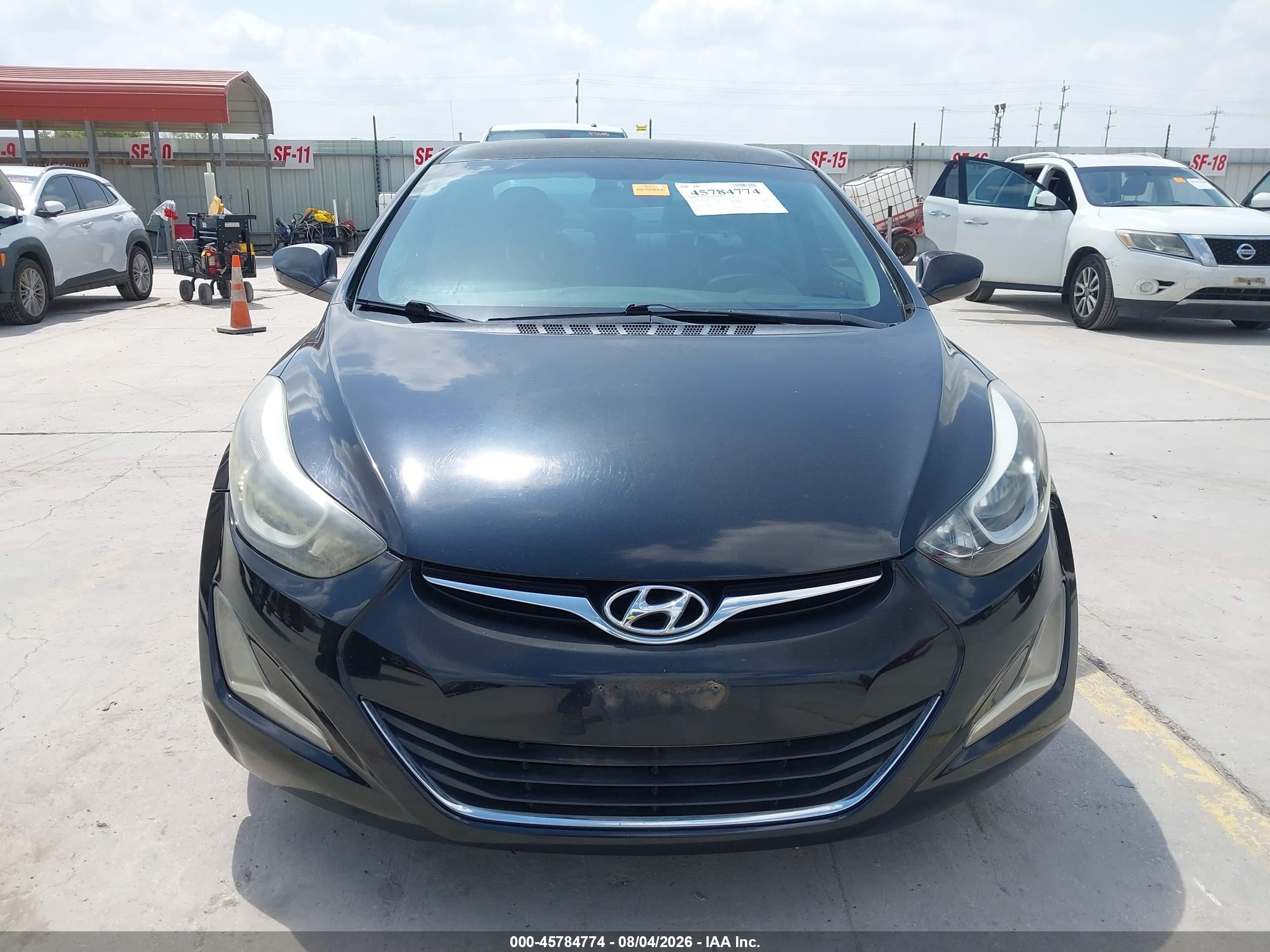 2015 Hyundai Elantra Se Black vin: 5NPDH4AE4FH572339