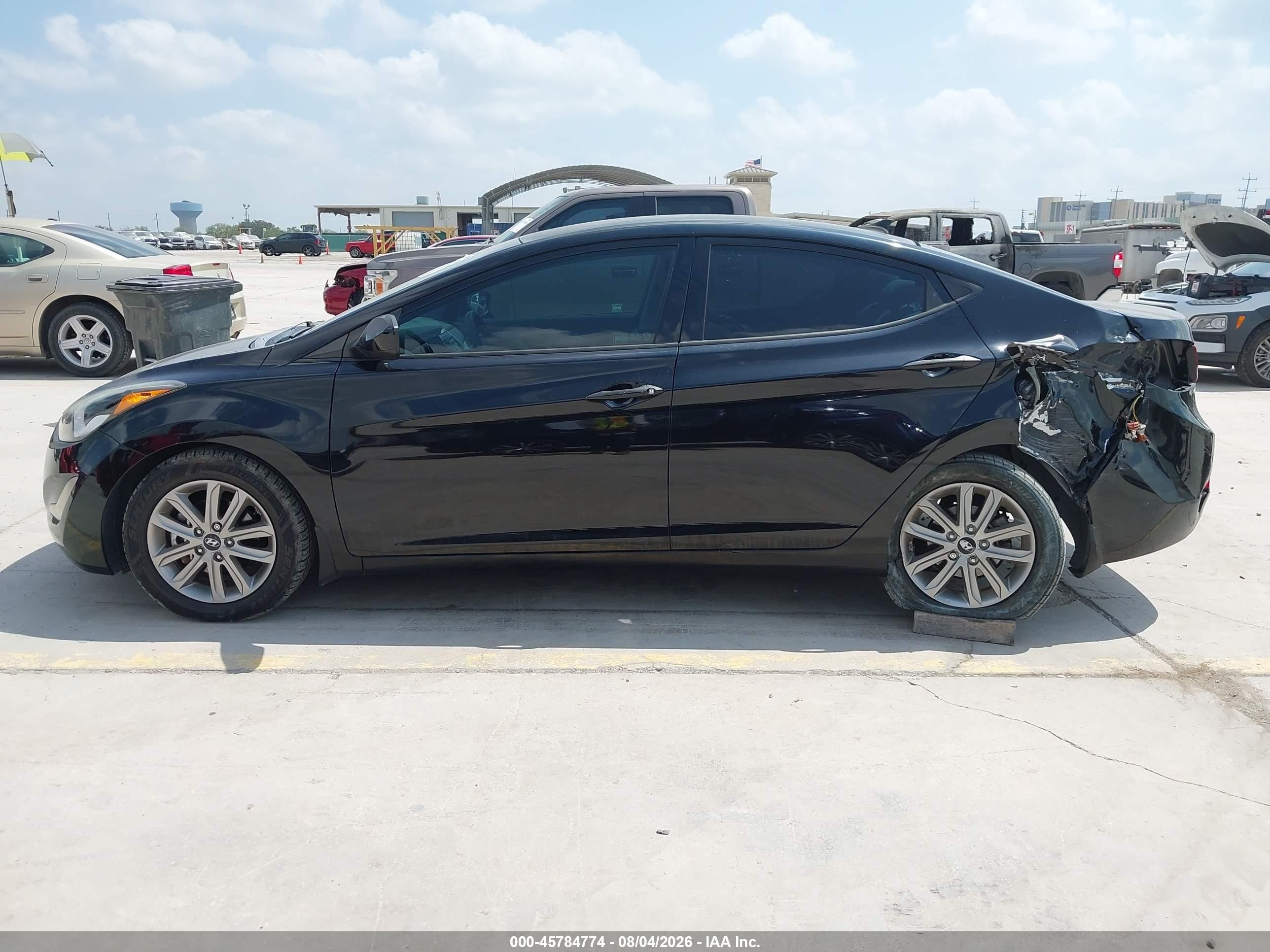 2015 Hyundai Elantra Se Black vin: 5NPDH4AE4FH572339