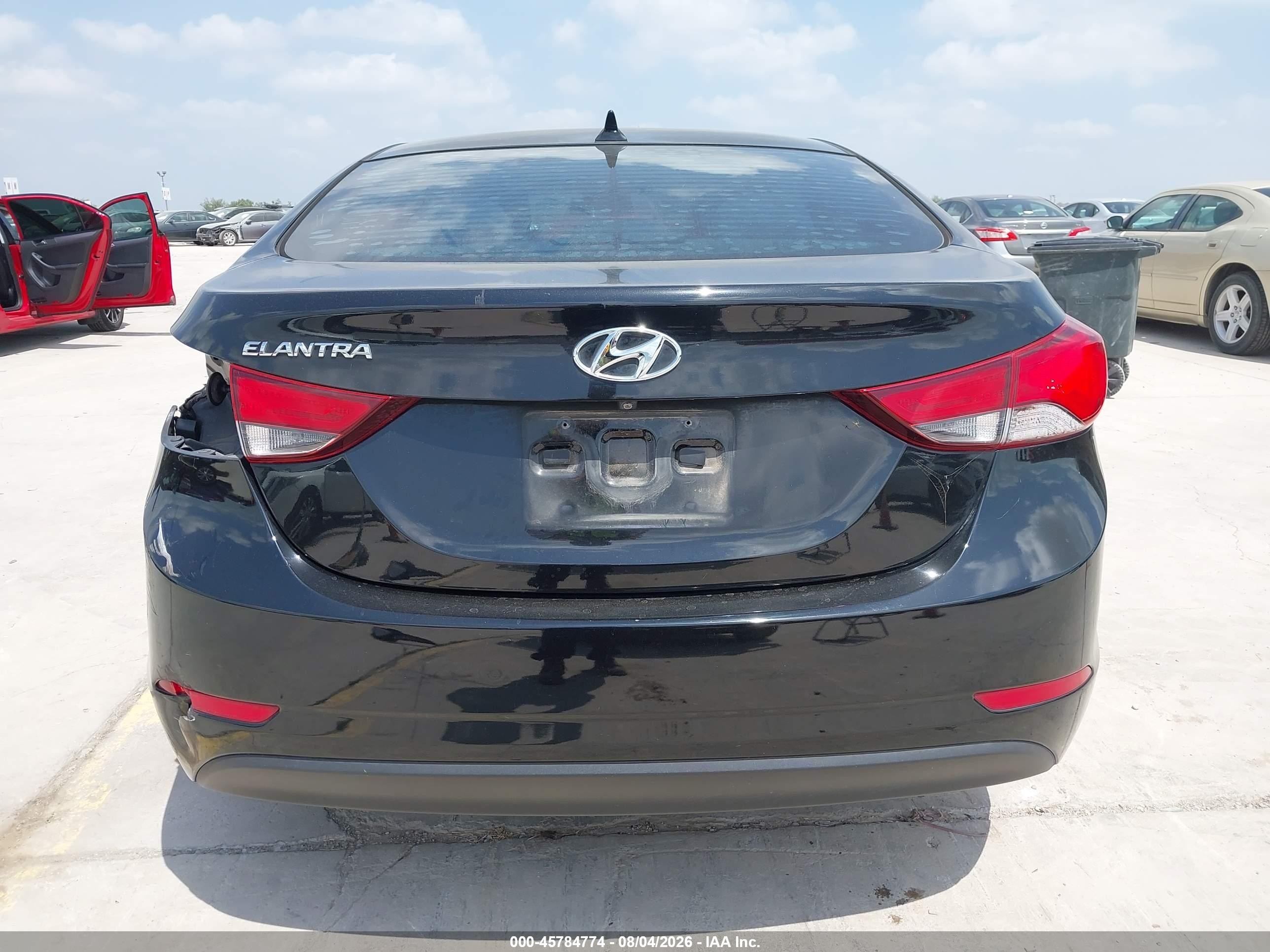 2015 Hyundai Elantra Se Black vin: 5NPDH4AE4FH572339
