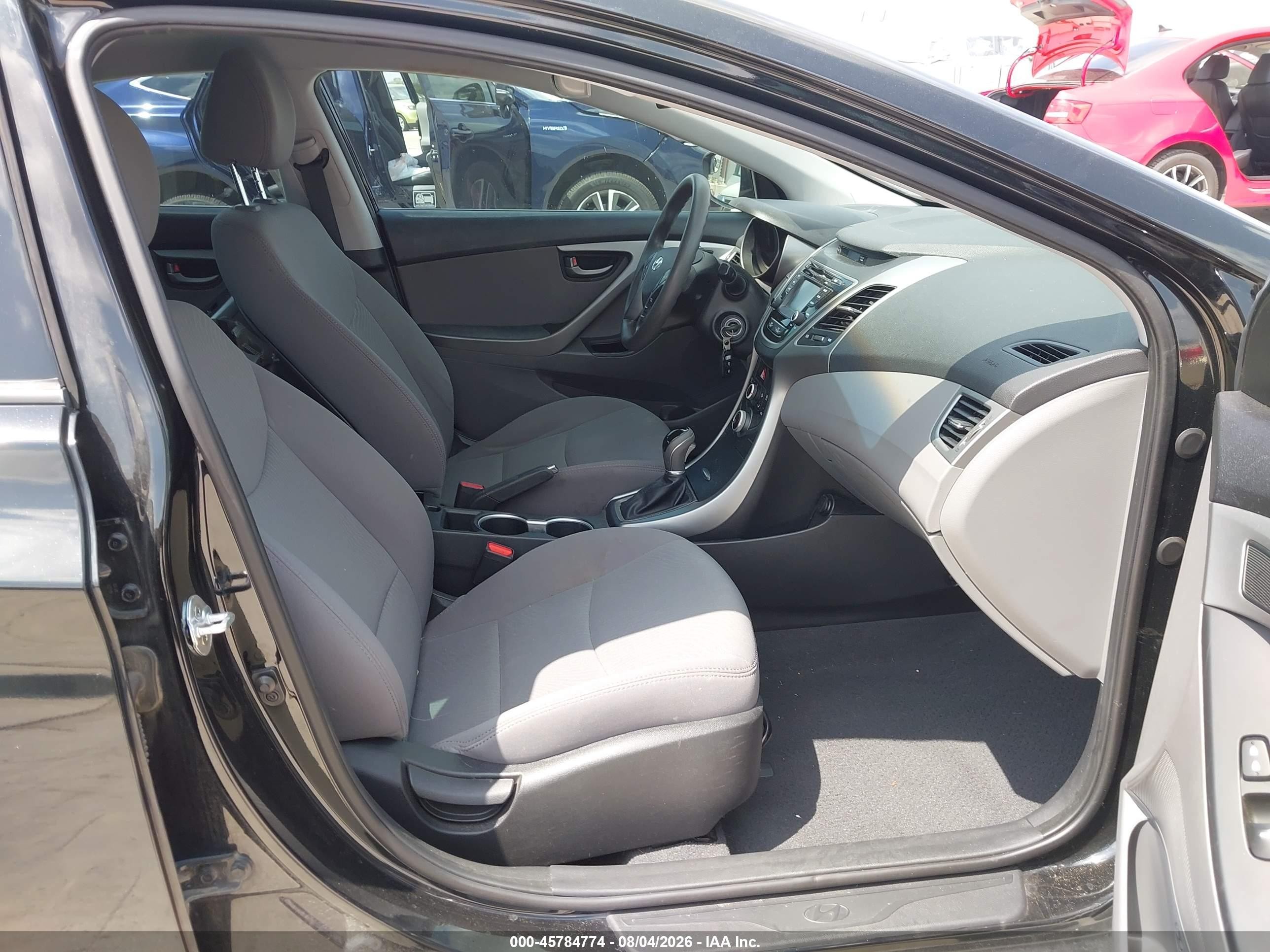 2015 Hyundai Elantra Se Black vin: 5NPDH4AE4FH572339