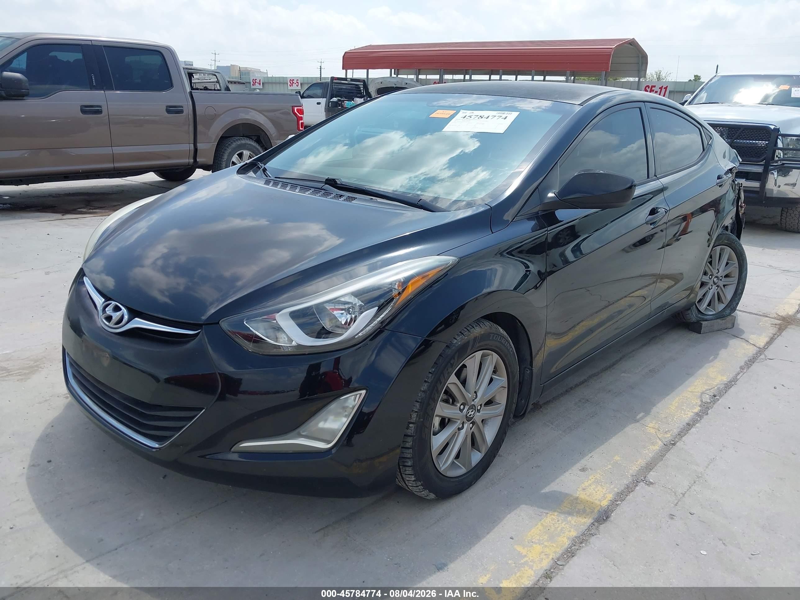 2015 Hyundai Elantra Se Black vin: 5NPDH4AE4FH572339