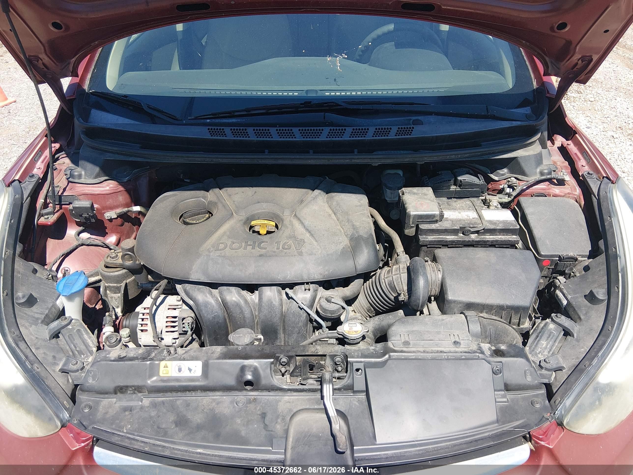 2015 Hyundai Elantra Se Red vin: 5NPDH4AE4FH572468