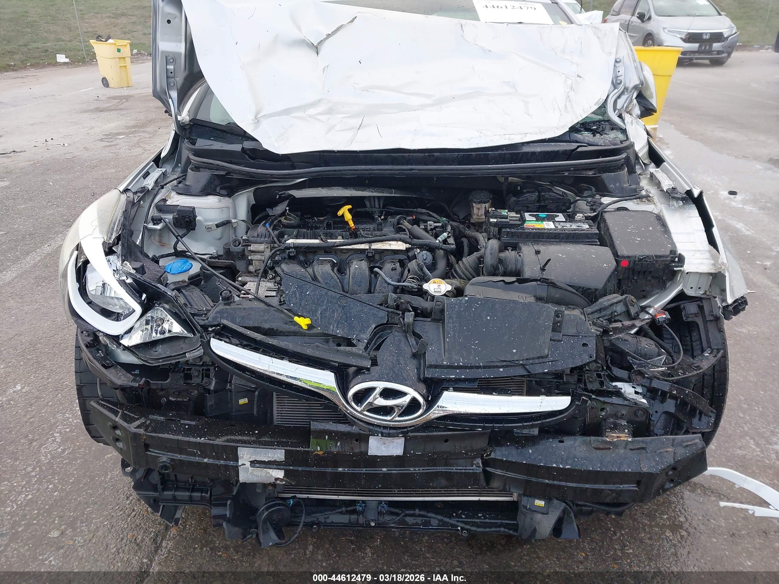 2015 Hyundai Elantra Se Silver vin: 5NPDH4AE4FH579761