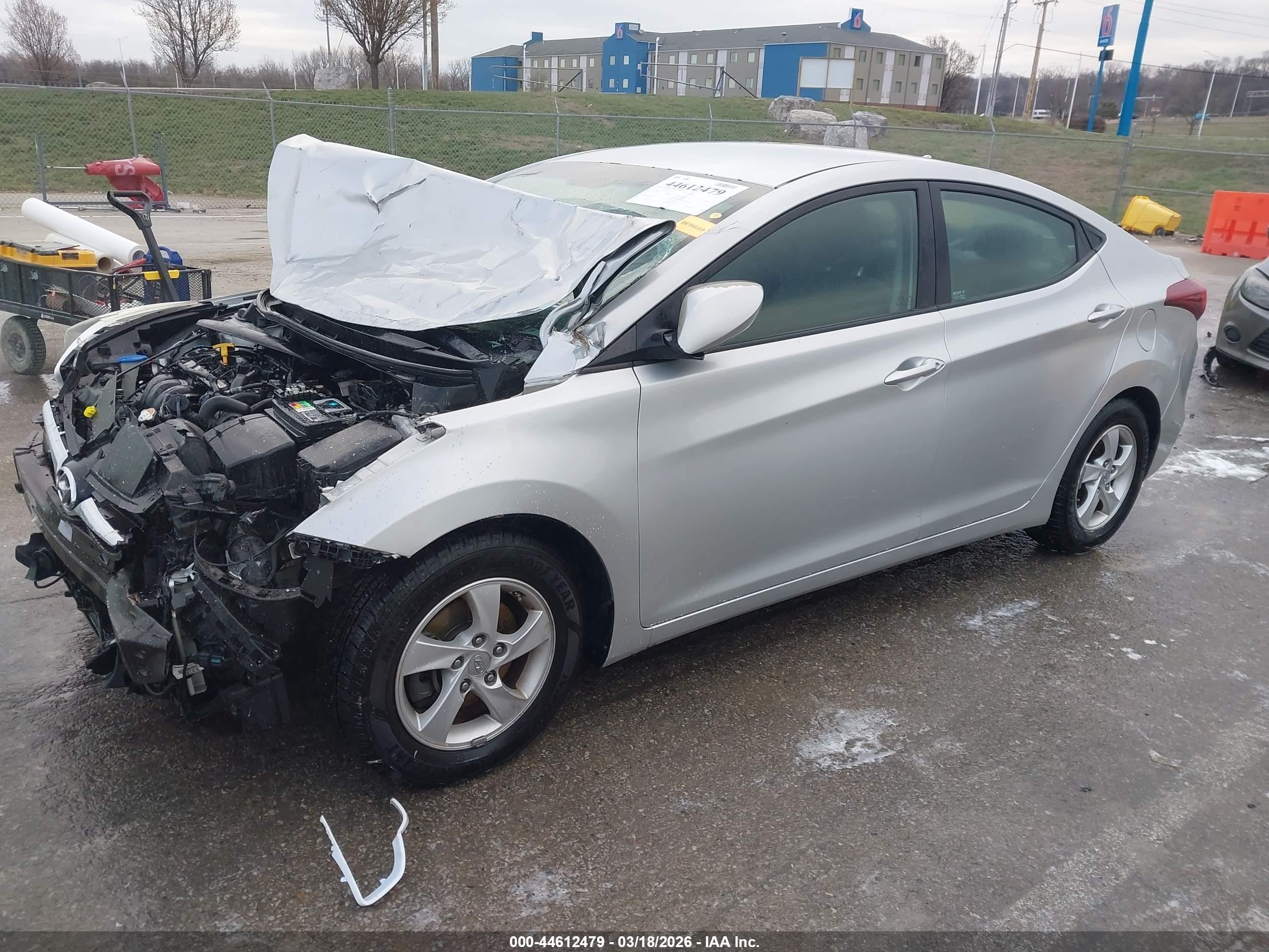 2015 Hyundai Elantra Se Silver vin: 5NPDH4AE4FH579761