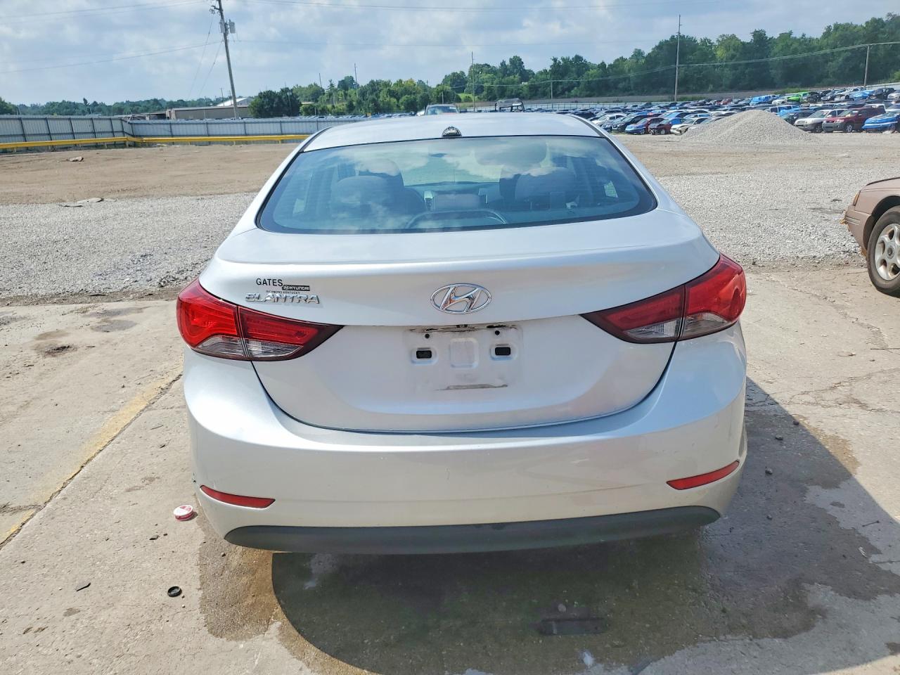 2015 Hyundai Elantra Se Silver vin: 5NPDH4AE4FH581414