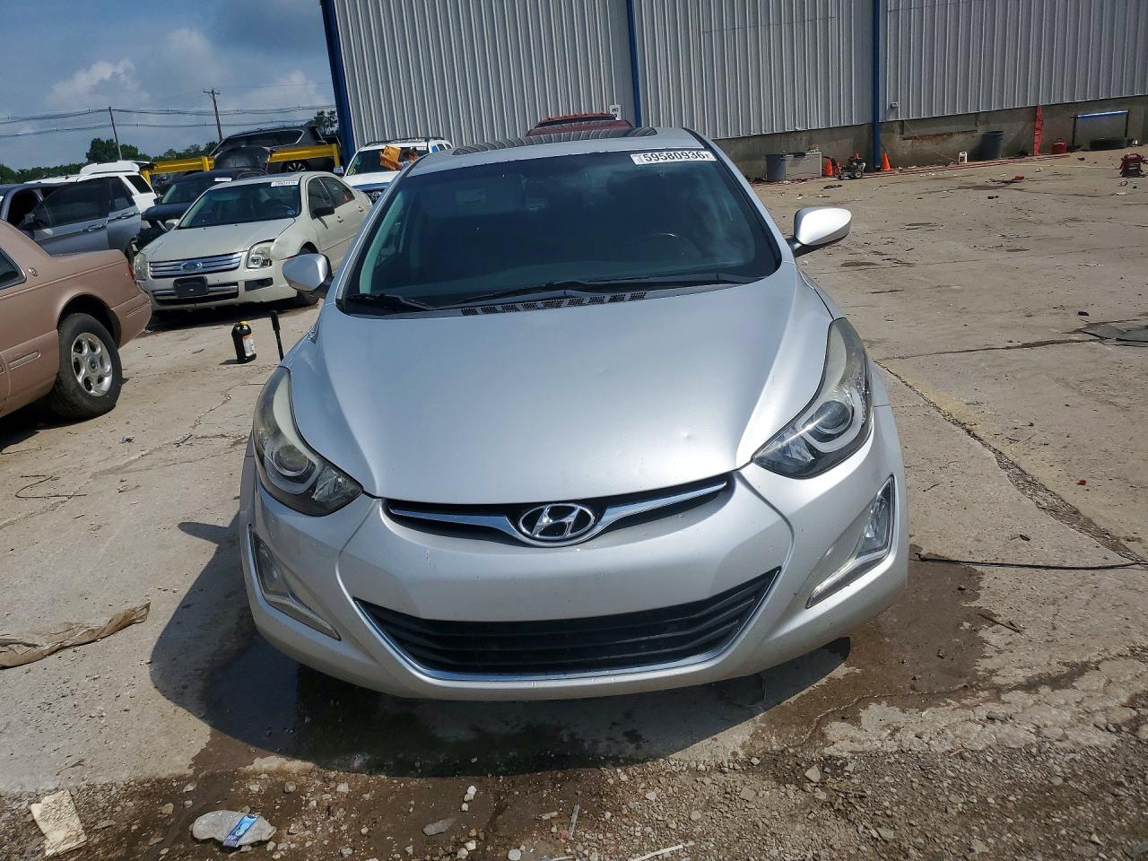 2015 Hyundai Elantra Se Silver vin: 5NPDH4AE4FH581414