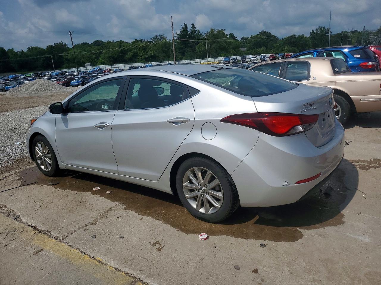 2015 Hyundai Elantra Se Silver vin: 5NPDH4AE4FH581414