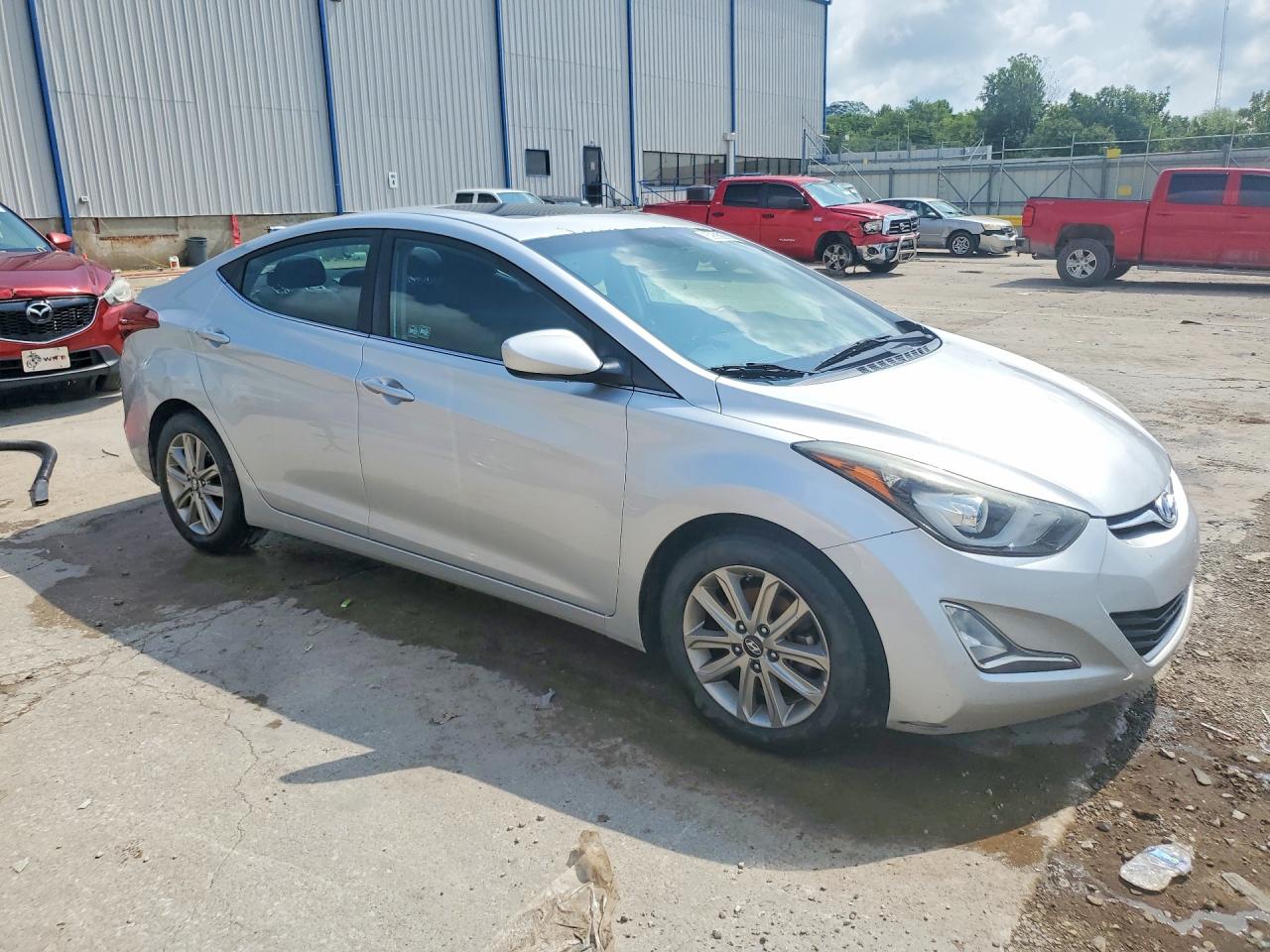 2015 Hyundai Elantra Se Silver vin: 5NPDH4AE4FH581414