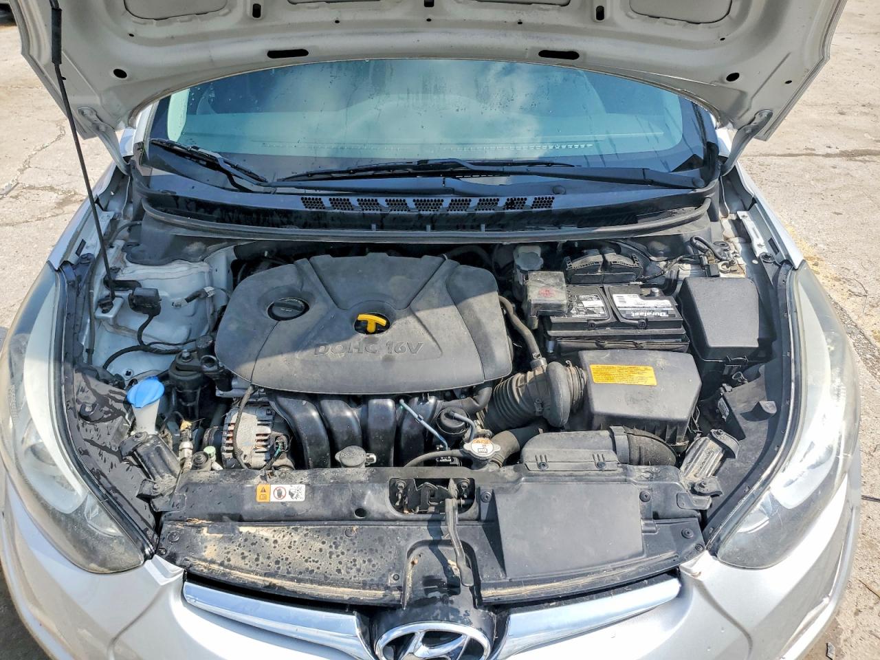 2015 Hyundai Elantra Se Silver vin: 5NPDH4AE4FH581414