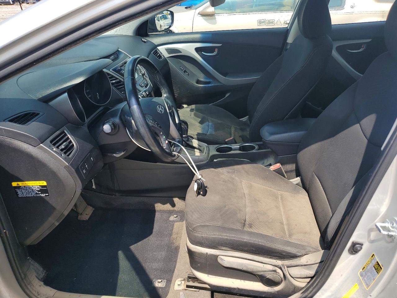 2015 Hyundai Elantra Se Silver vin: 5NPDH4AE4FH581414
