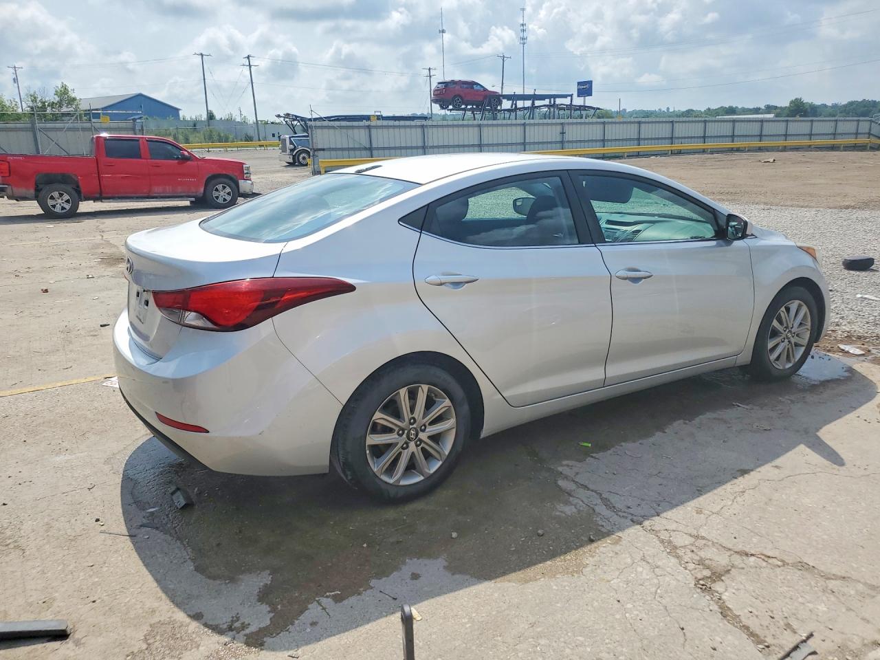 2015 Hyundai Elantra Se Silver vin: 5NPDH4AE4FH581414