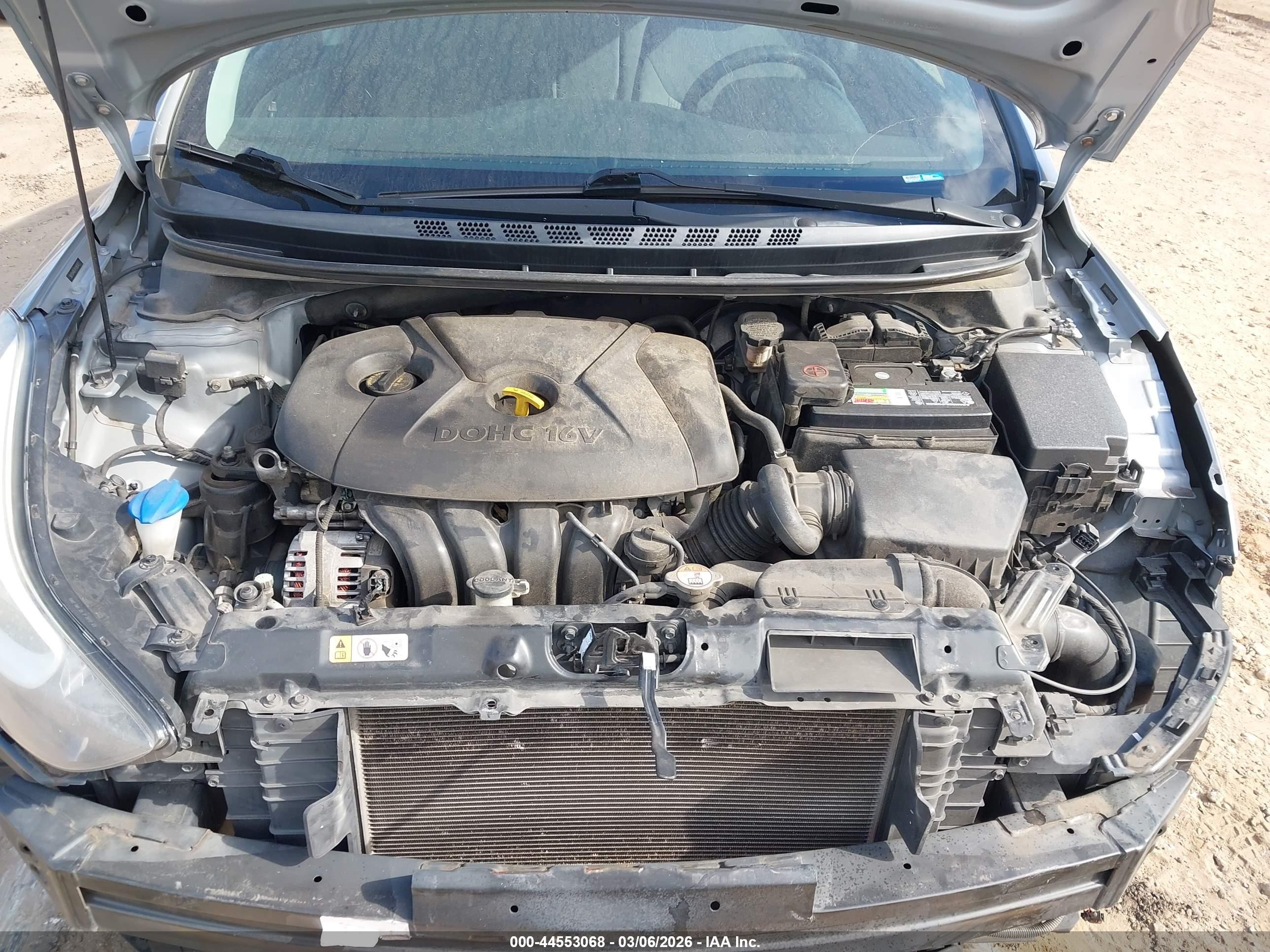 2015 Hyundai Elantra Se Silver vin: 5NPDH4AE4FH583423