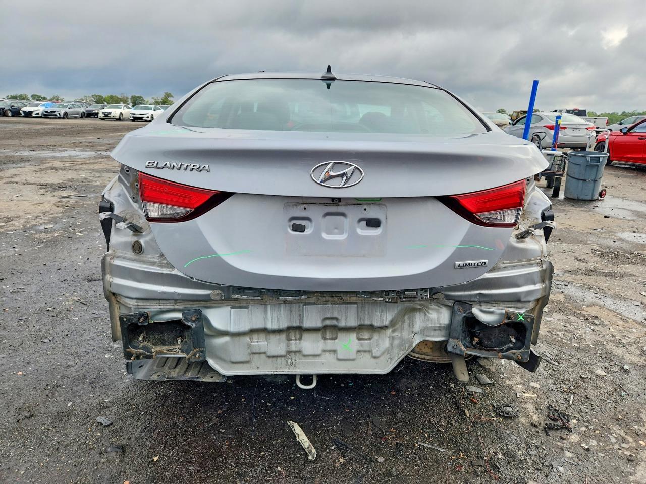 2015 Hyundai Elantra Limited Silver vin: 5NPDH4AE4FH583969