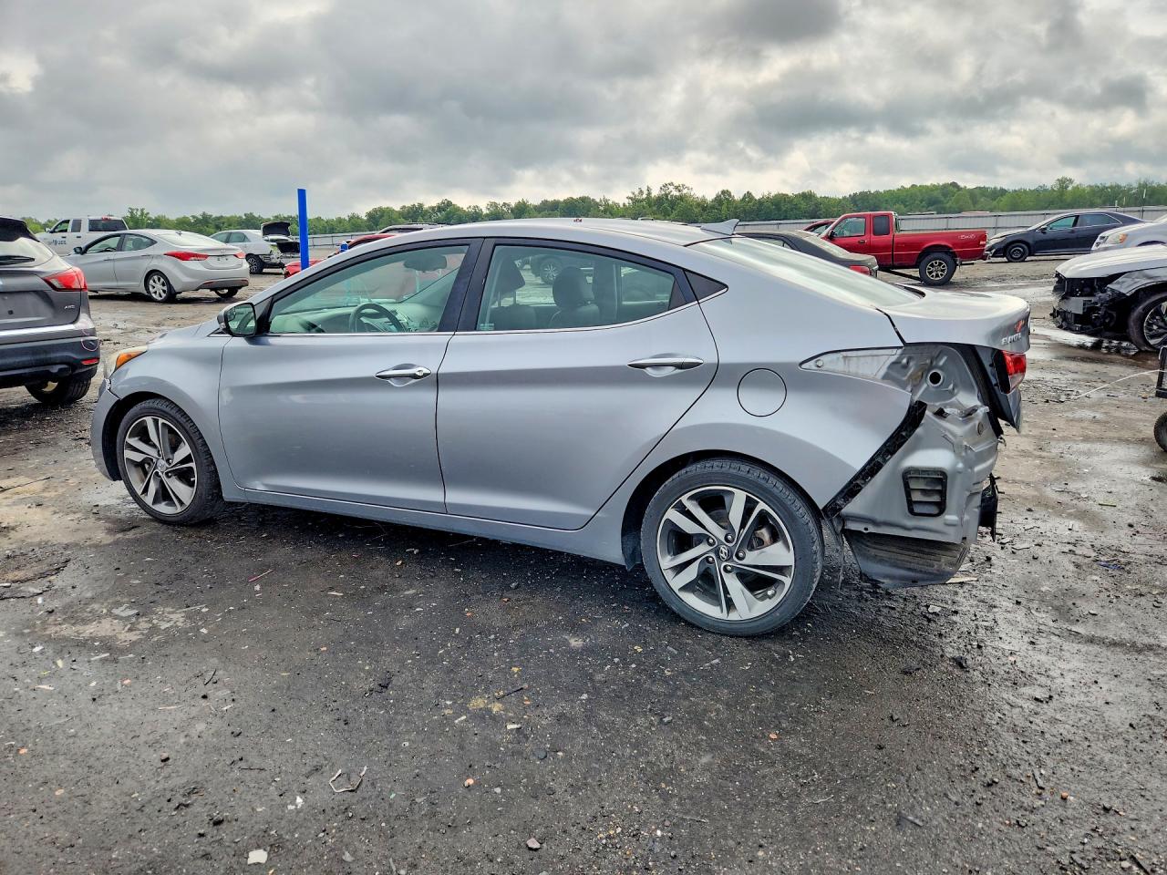 2015 Hyundai Elantra Limited Silver vin: 5NPDH4AE4FH583969
