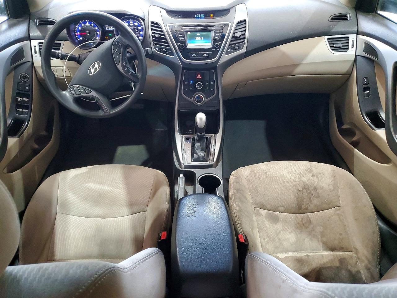 2015 Hyundai Elantra Se Blue vin: 5NPDH4AE4FH585947