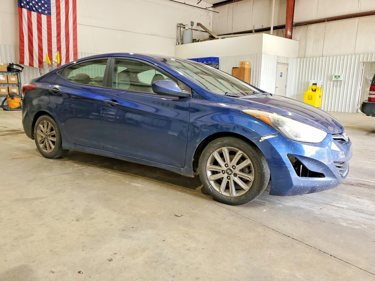 2015 Hyundai Elantra Se Blue vin: 5NPDH4AE4FH585947