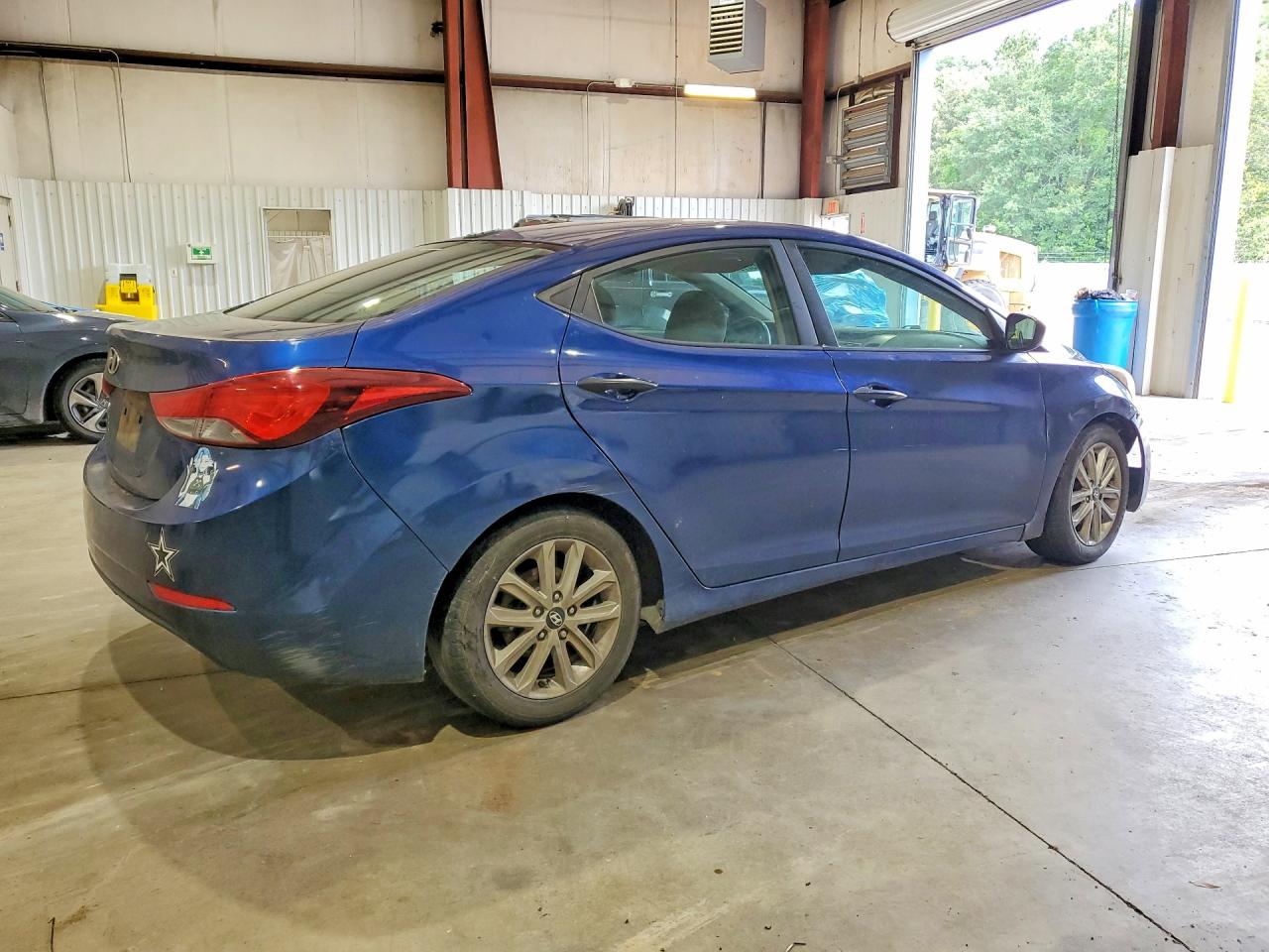 2015 Hyundai Elantra Se Blue vin: 5NPDH4AE4FH585947