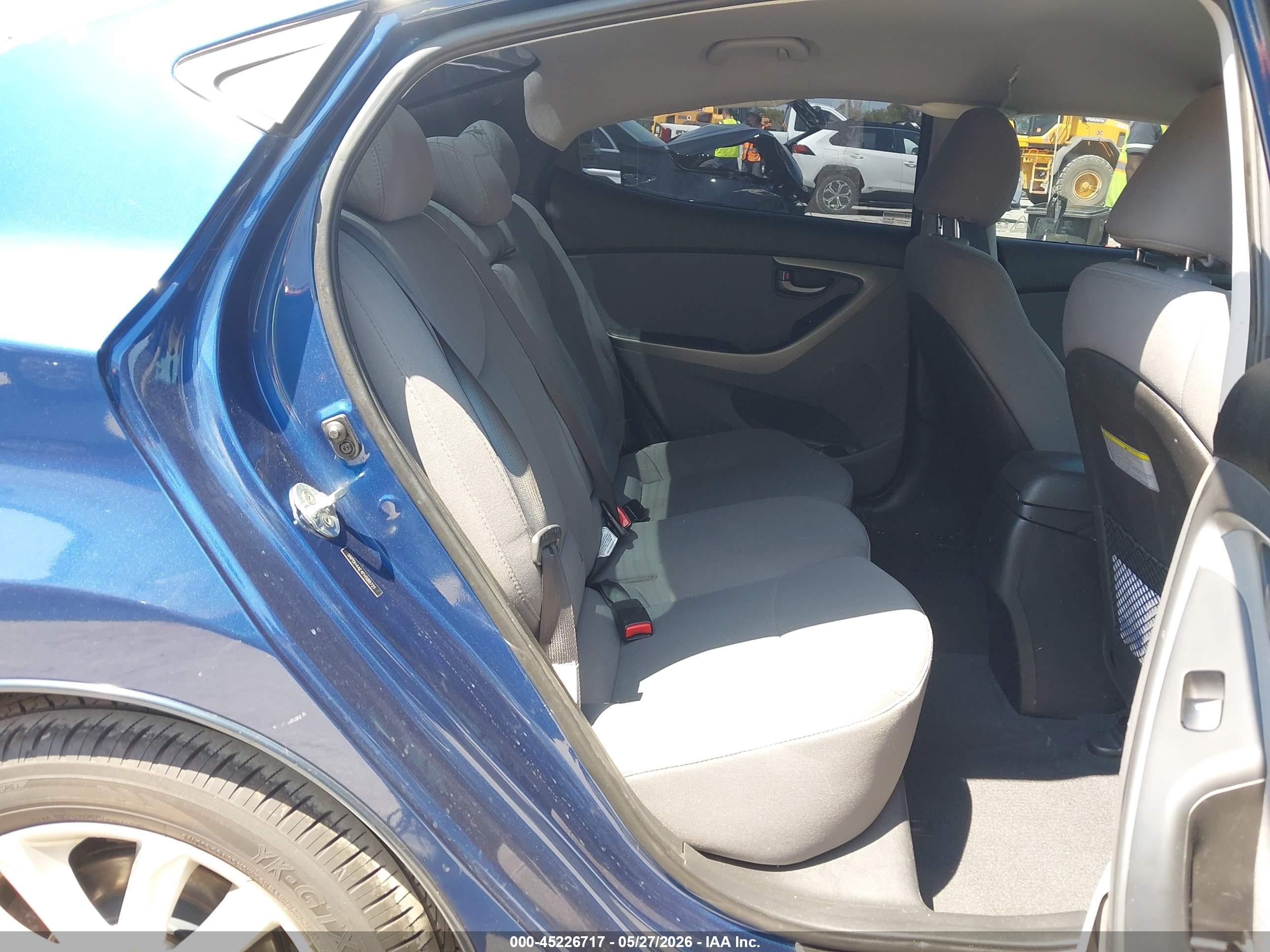 2015 Hyundai Elantra Se Blue vin: 5NPDH4AE4FH588721