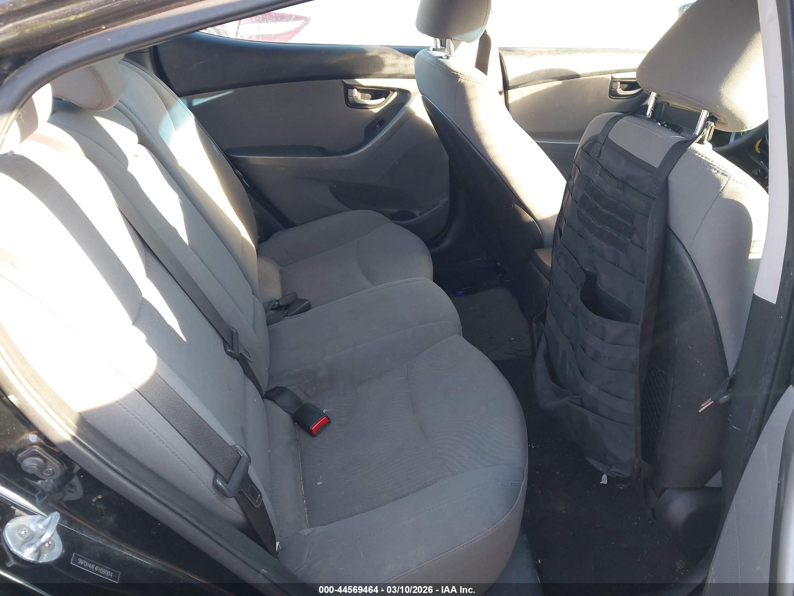 2015 Hyundai Elantra Se Черный vin: 5NPDH4AE4FH591814