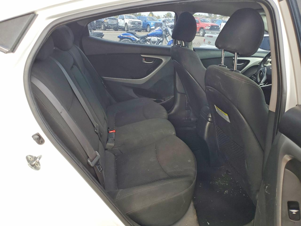 2015 Hyundai Elantra Se White vin: 5NPDH4AE4FH594213