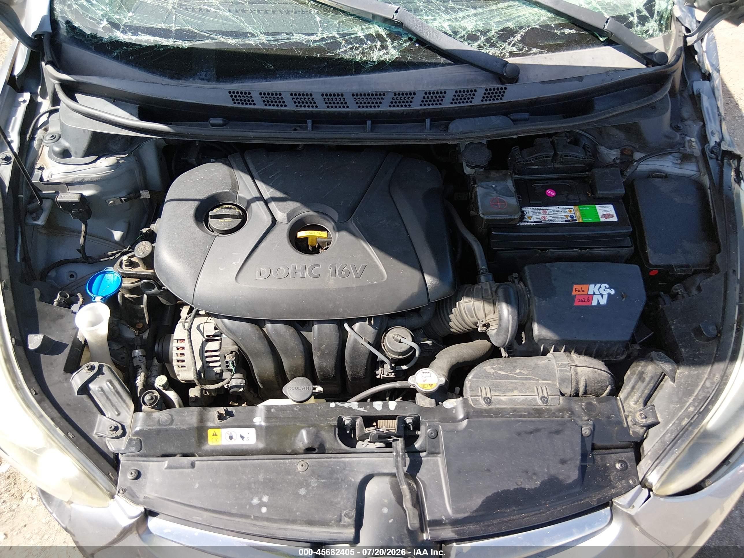 2015 Hyundai Elantra Se Silver vin: 5NPDH4AE4FH594387