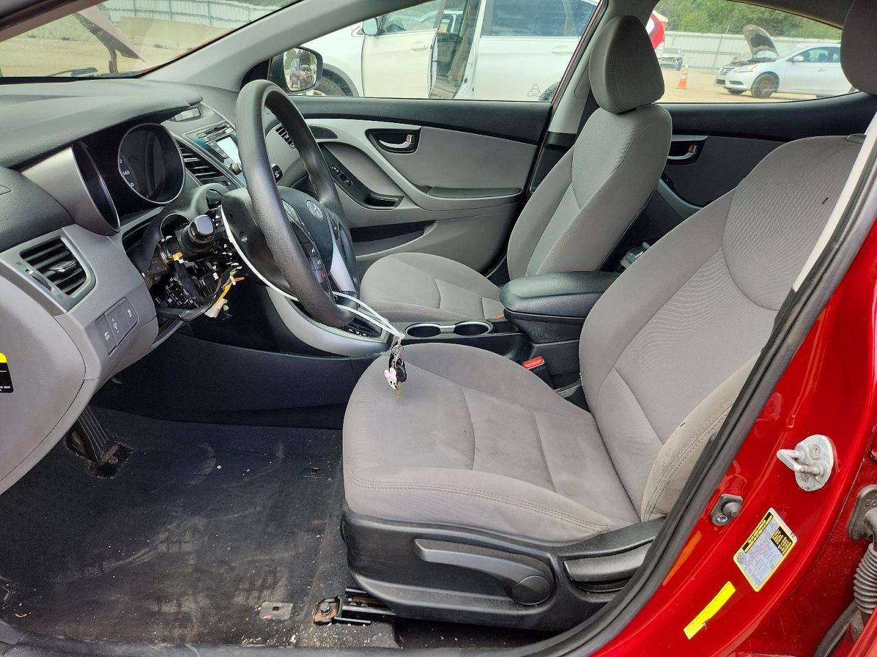 2015 Hyundai Elantra Se Red vin: 5NPDH4AE4FH597855