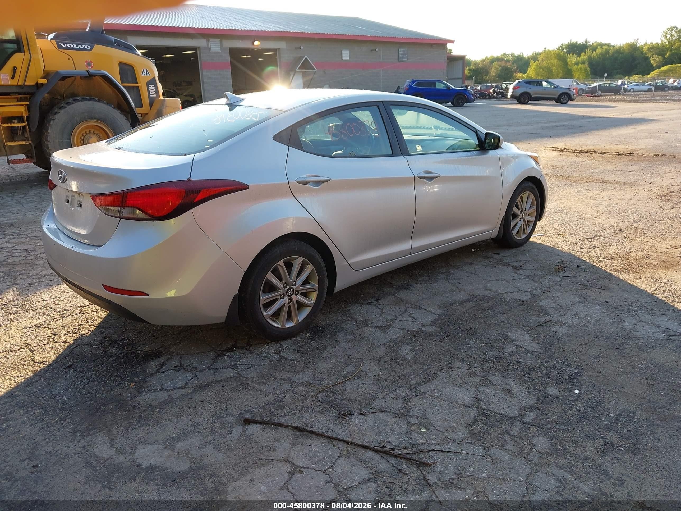 2015 Hyundai Elantra Se Silver vin: 5NPDH4AE4FH604089