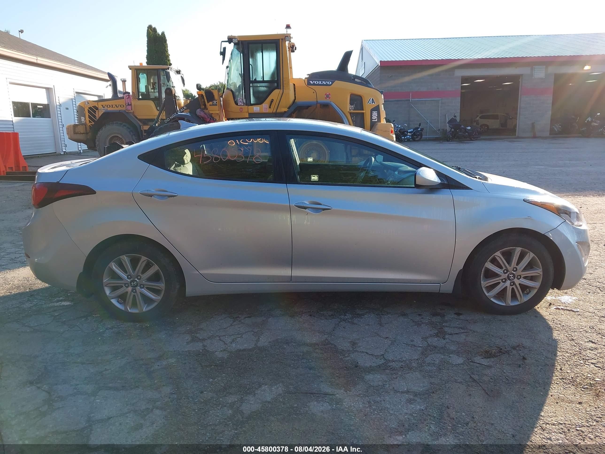 2015 Hyundai Elantra Se Silver vin: 5NPDH4AE4FH604089