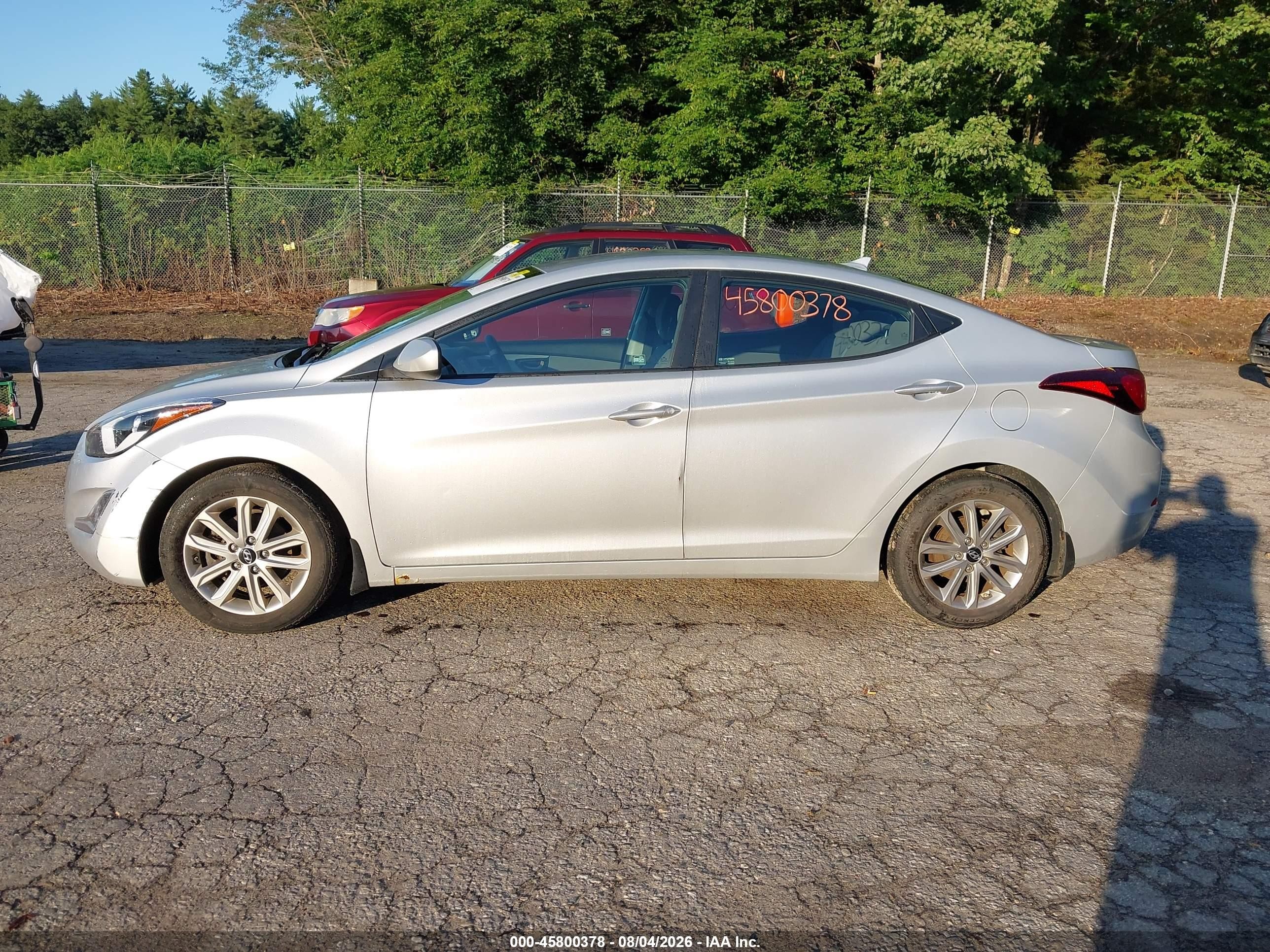 2015 Hyundai Elantra Se Silver vin: 5NPDH4AE4FH604089