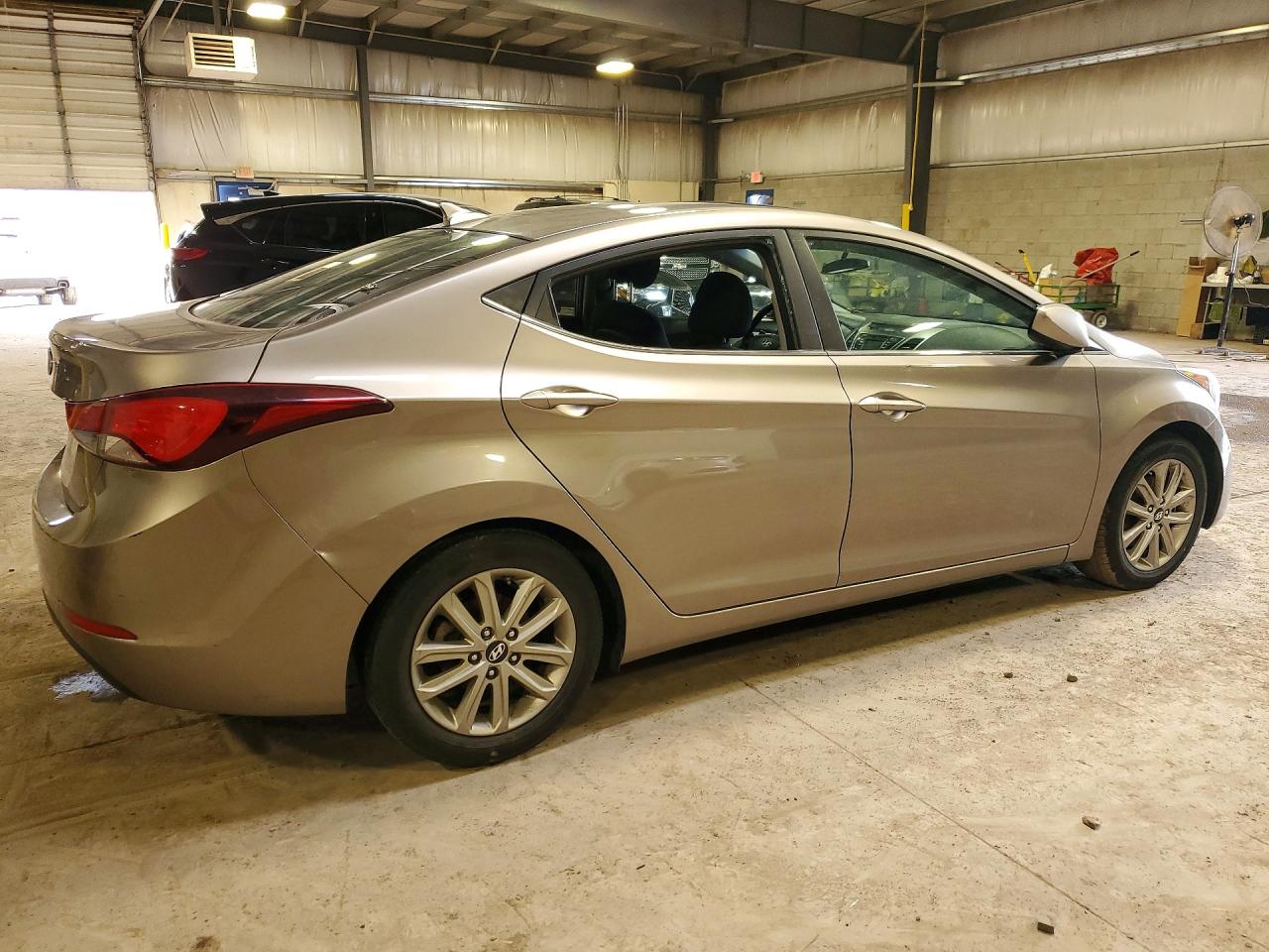 2015 Hyundai Elantra Se Gray vin: 5NPDH4AE4FH605923