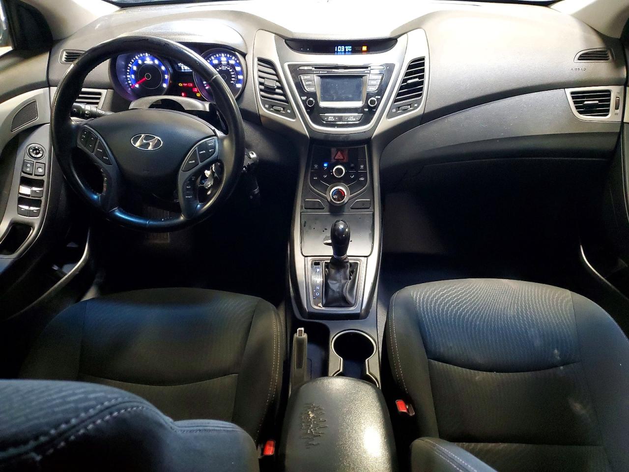 2015 Hyundai Elantra Se Gray vin: 5NPDH4AE4FH605923