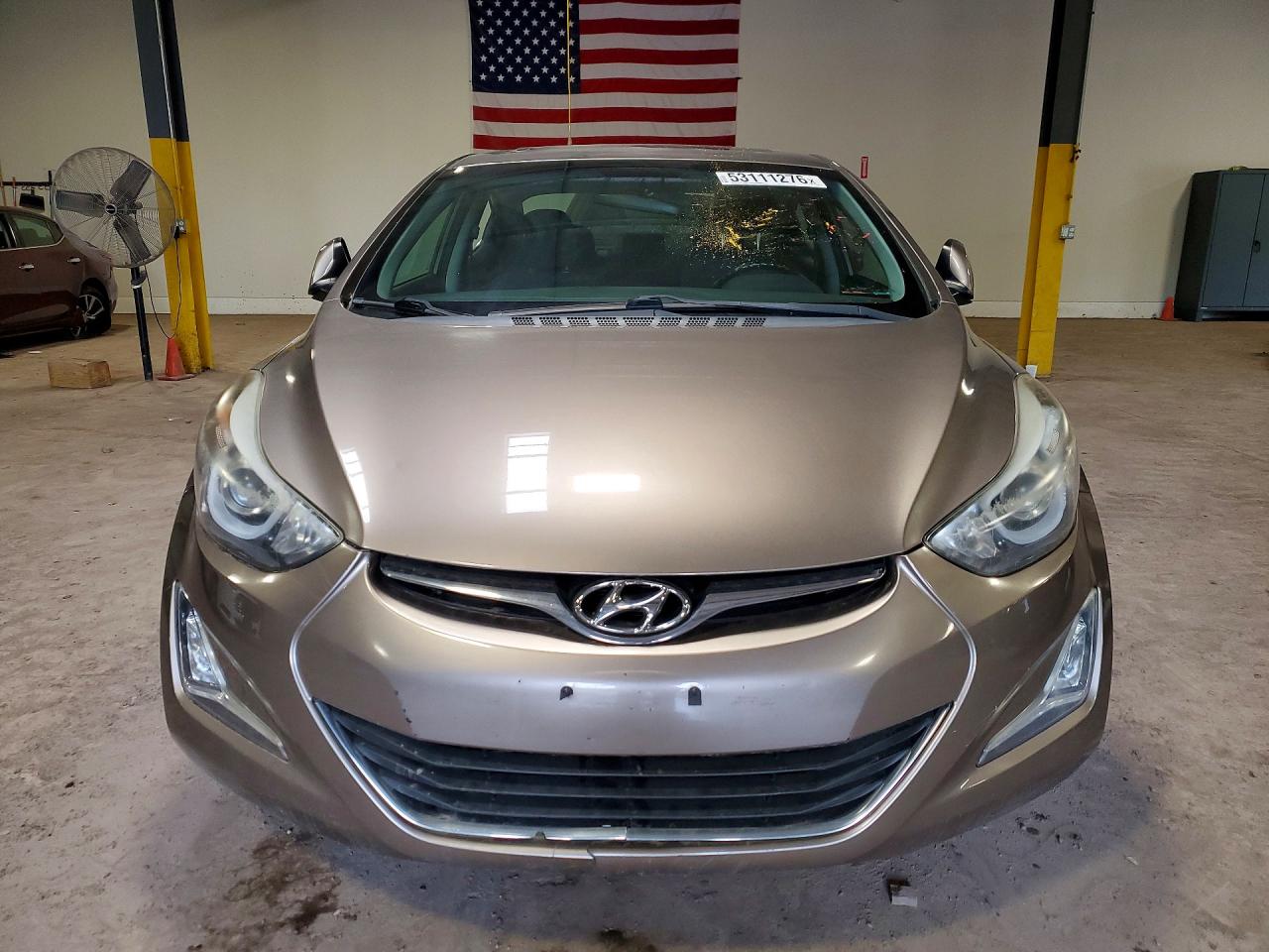 2015 Hyundai Elantra Se Gray vin: 5NPDH4AE4FH605923